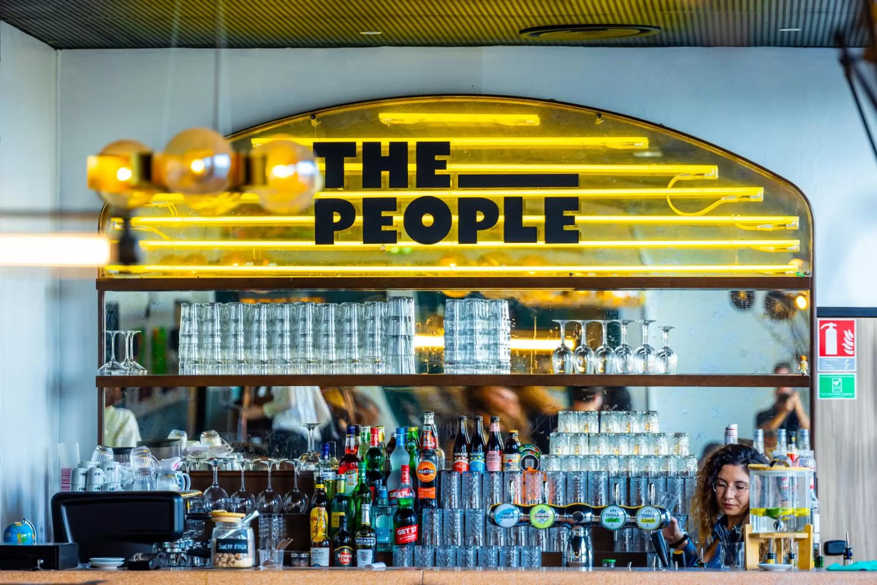 Lounge or bar in The People - Paris Nation