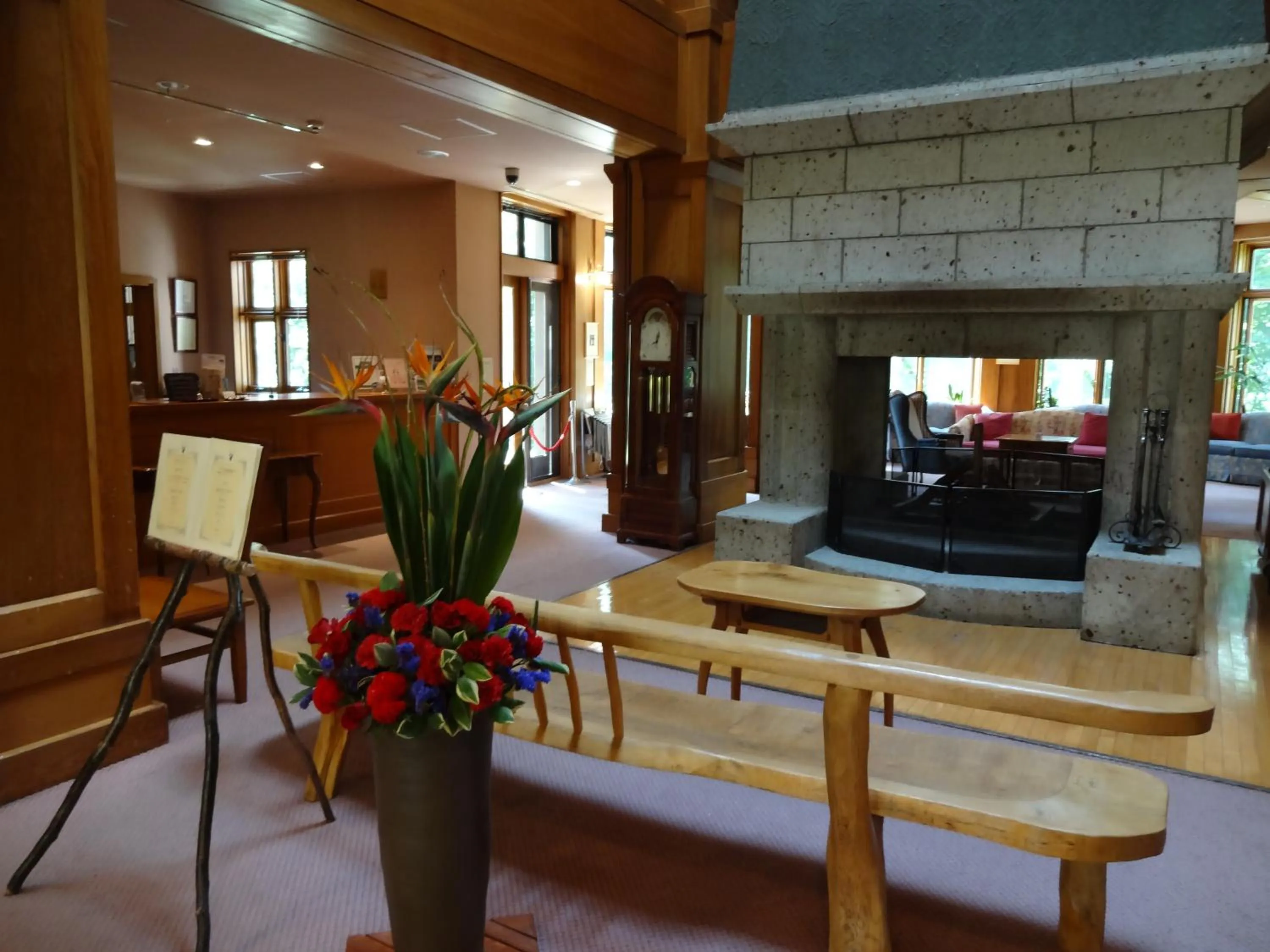 Lobby or reception in Chuzenji Kanaya Hotel