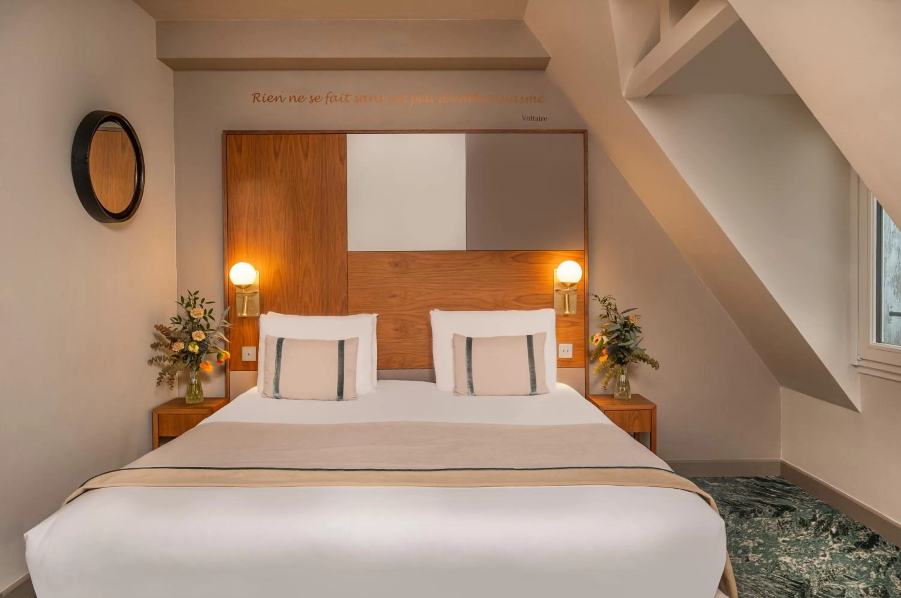 Bed in Hôtel Le Tourville by Inwood Hotels