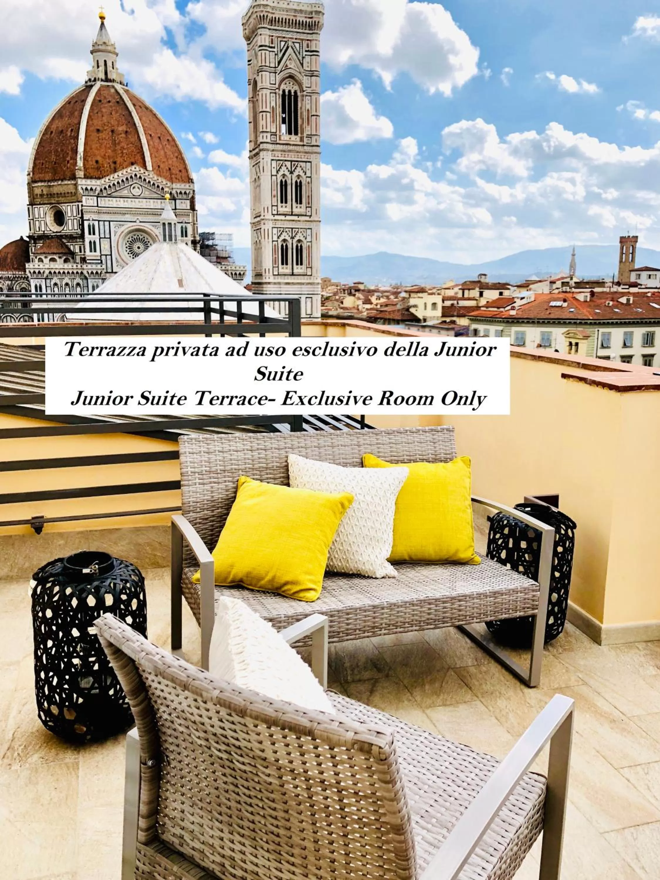 Balcony/Terrace in Hotel Perseo