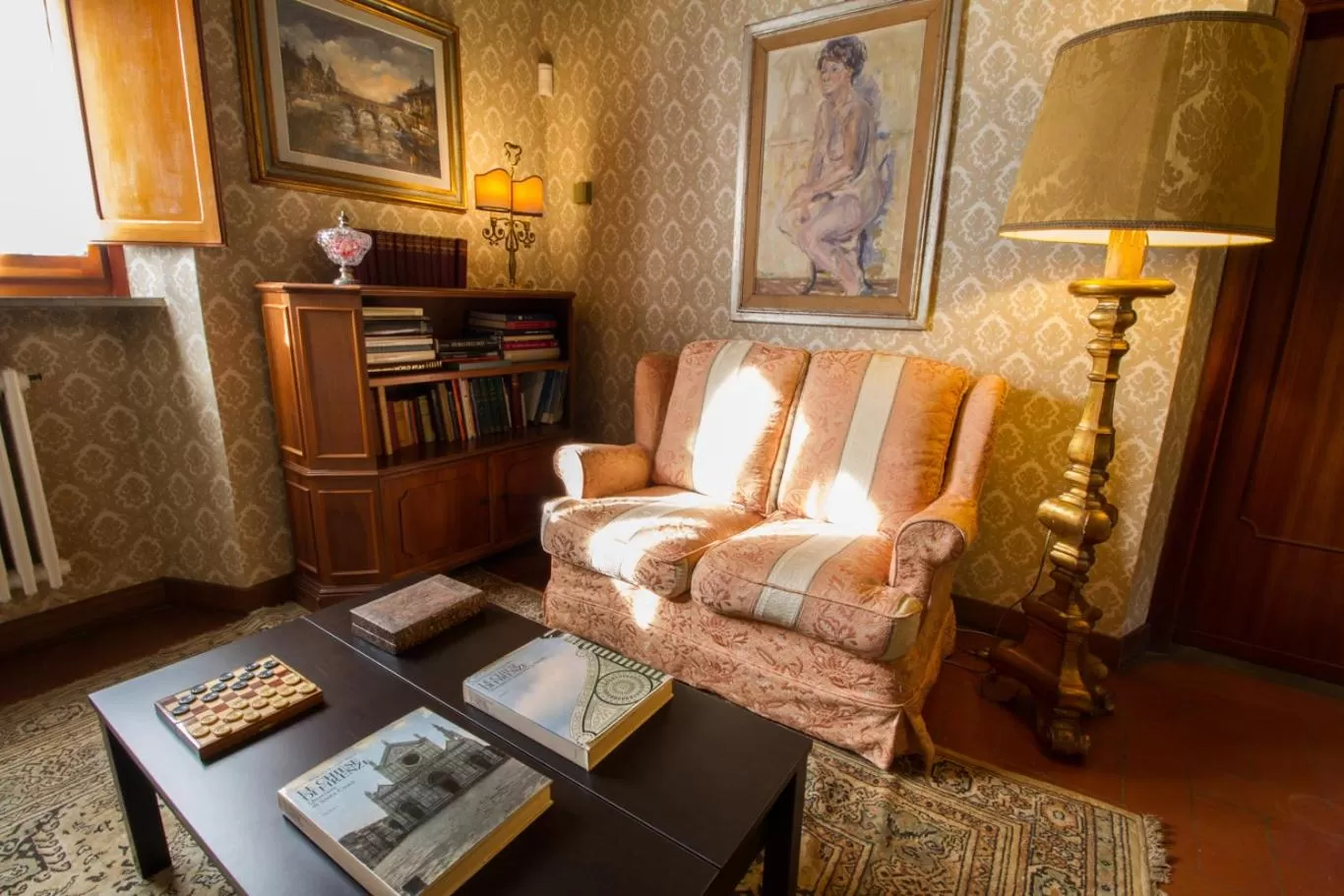 Communal lounge/ TV room in B&B PALAZZI