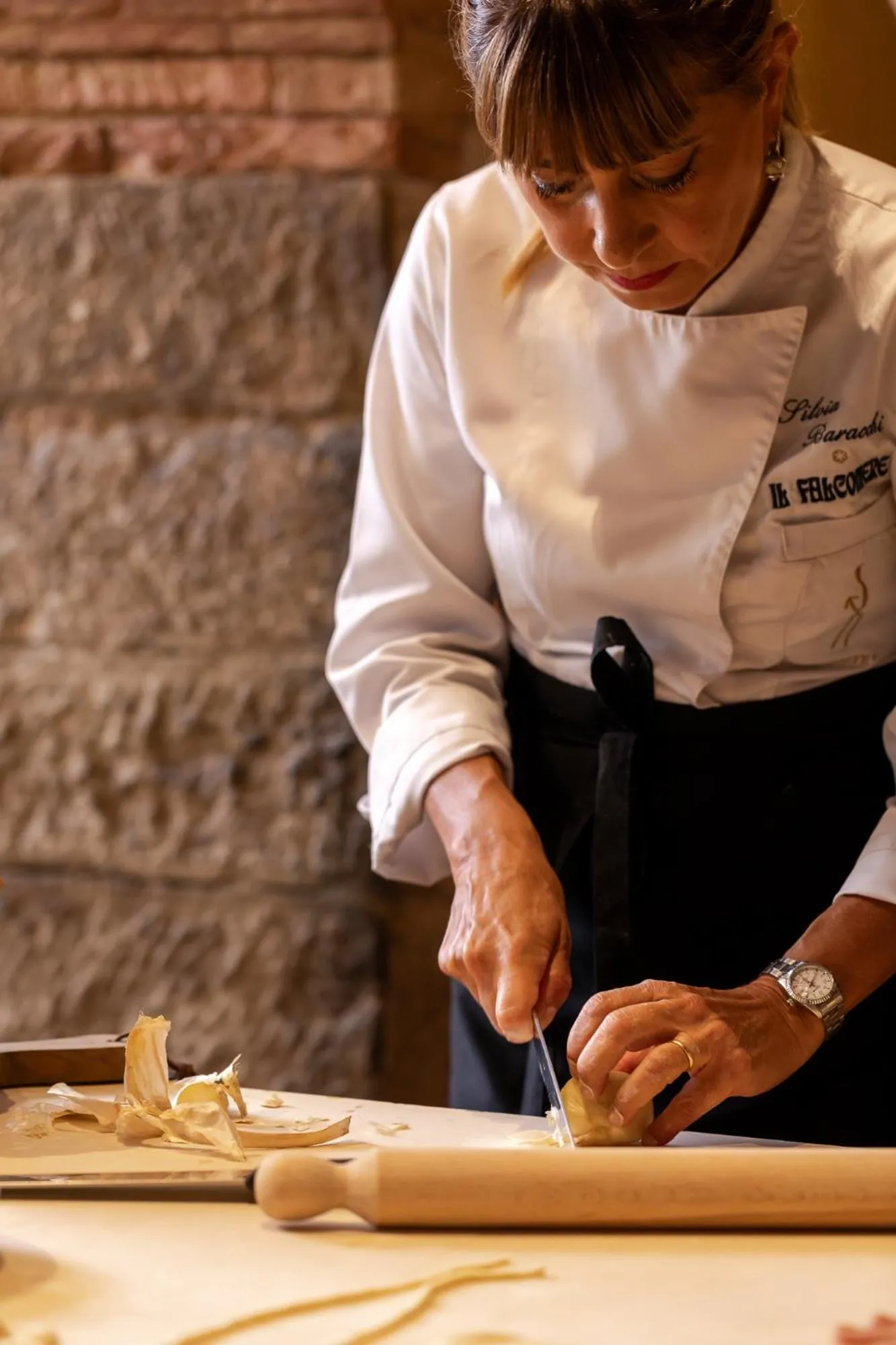 Food and drinks in Il Falconiere Relais & Spa