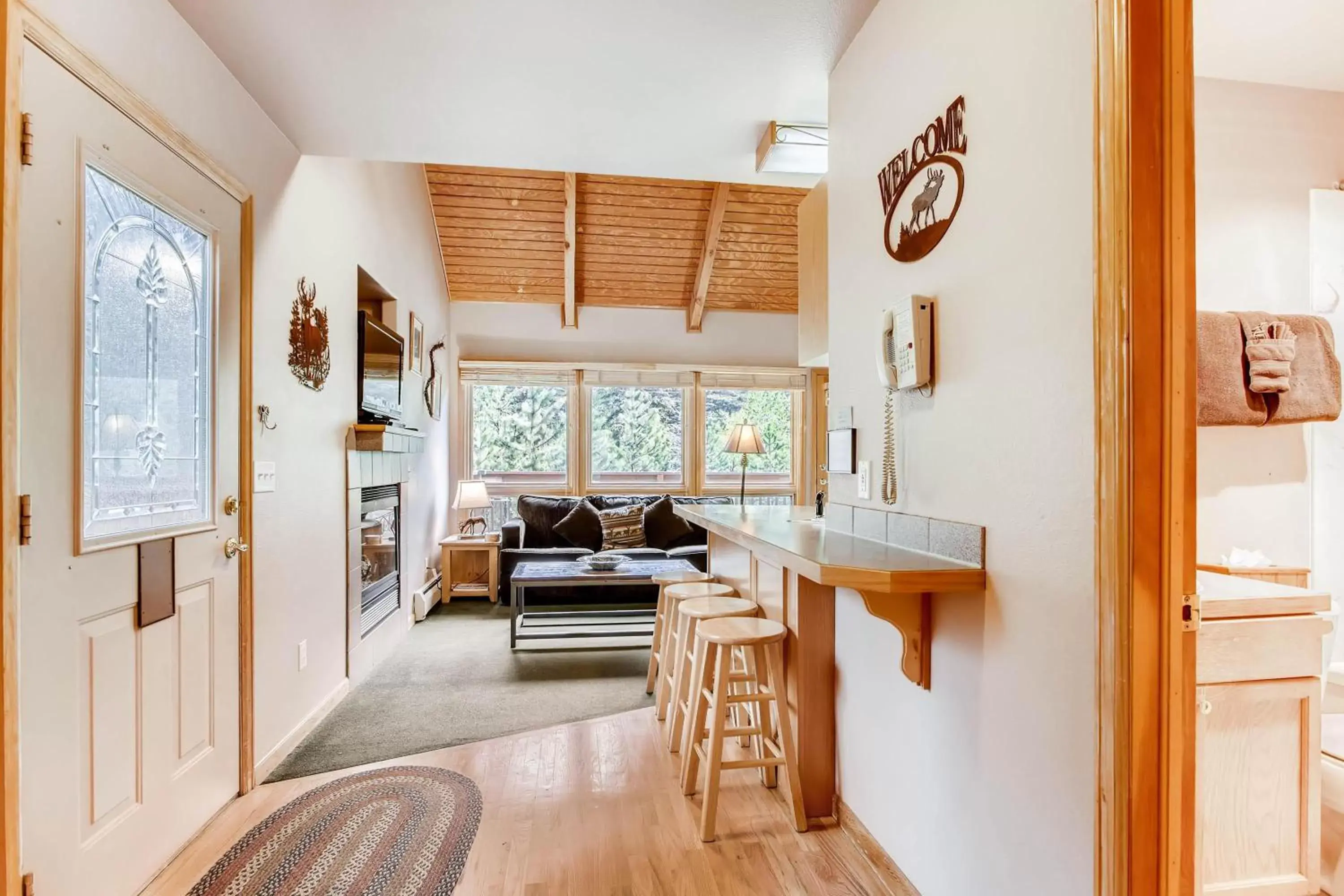 Seating Area in Estes Park Condos