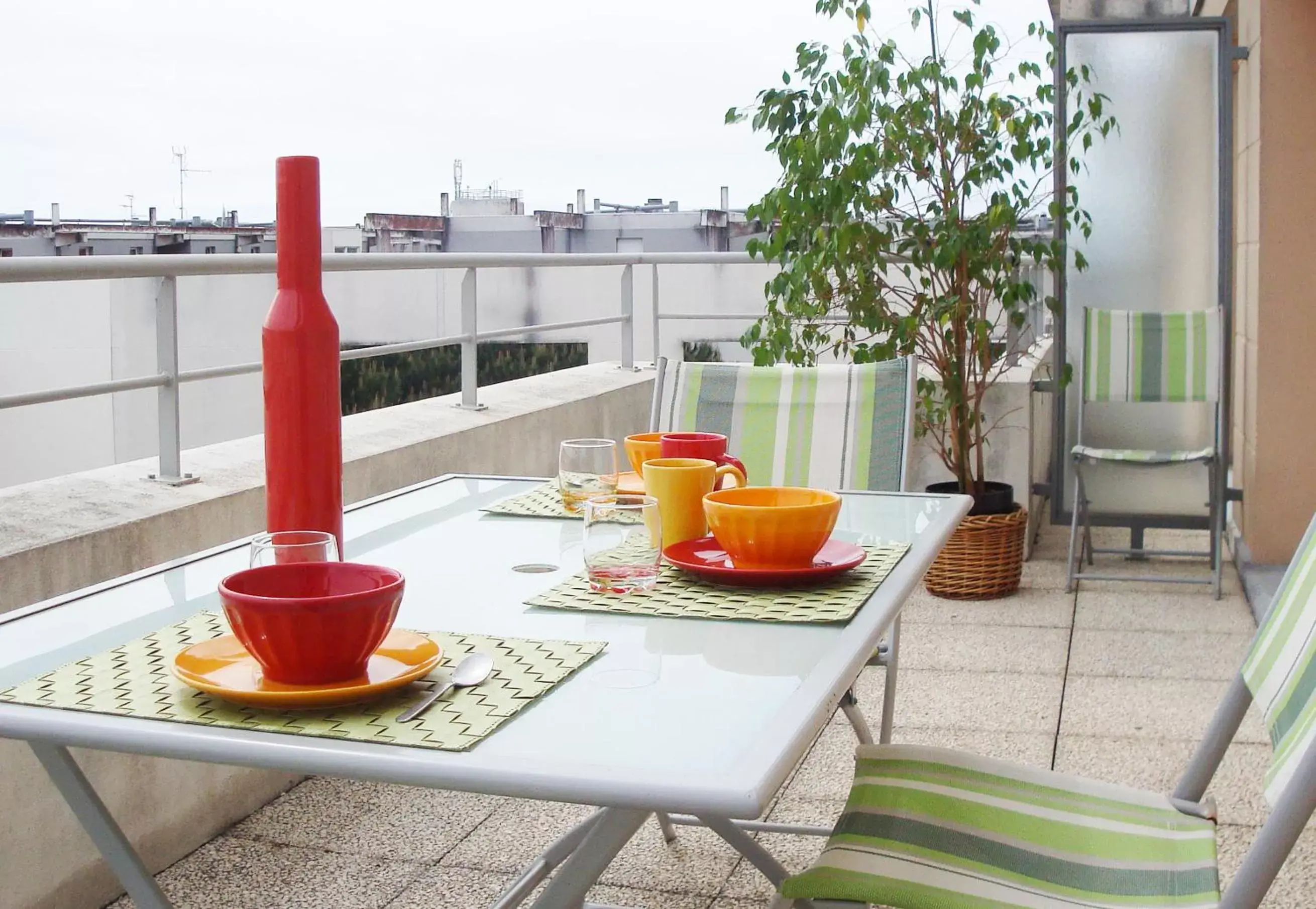 Balcony/Terrace in Séjours & Affaires La Rochelle Les Minimes