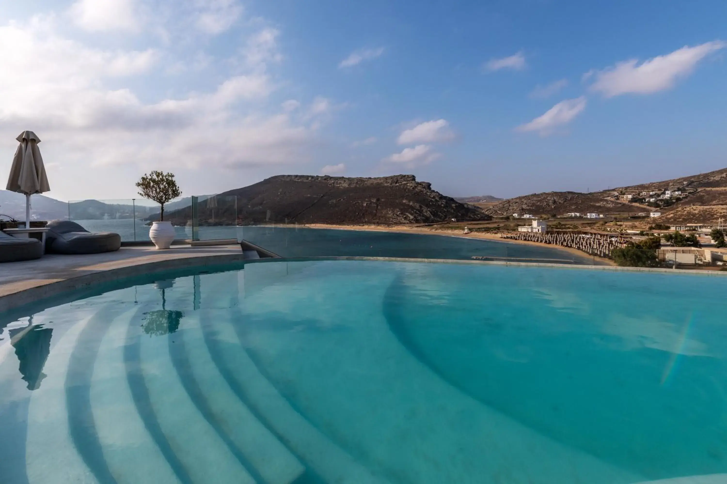 View (from property/room), Swimming Pool in Panormos Village