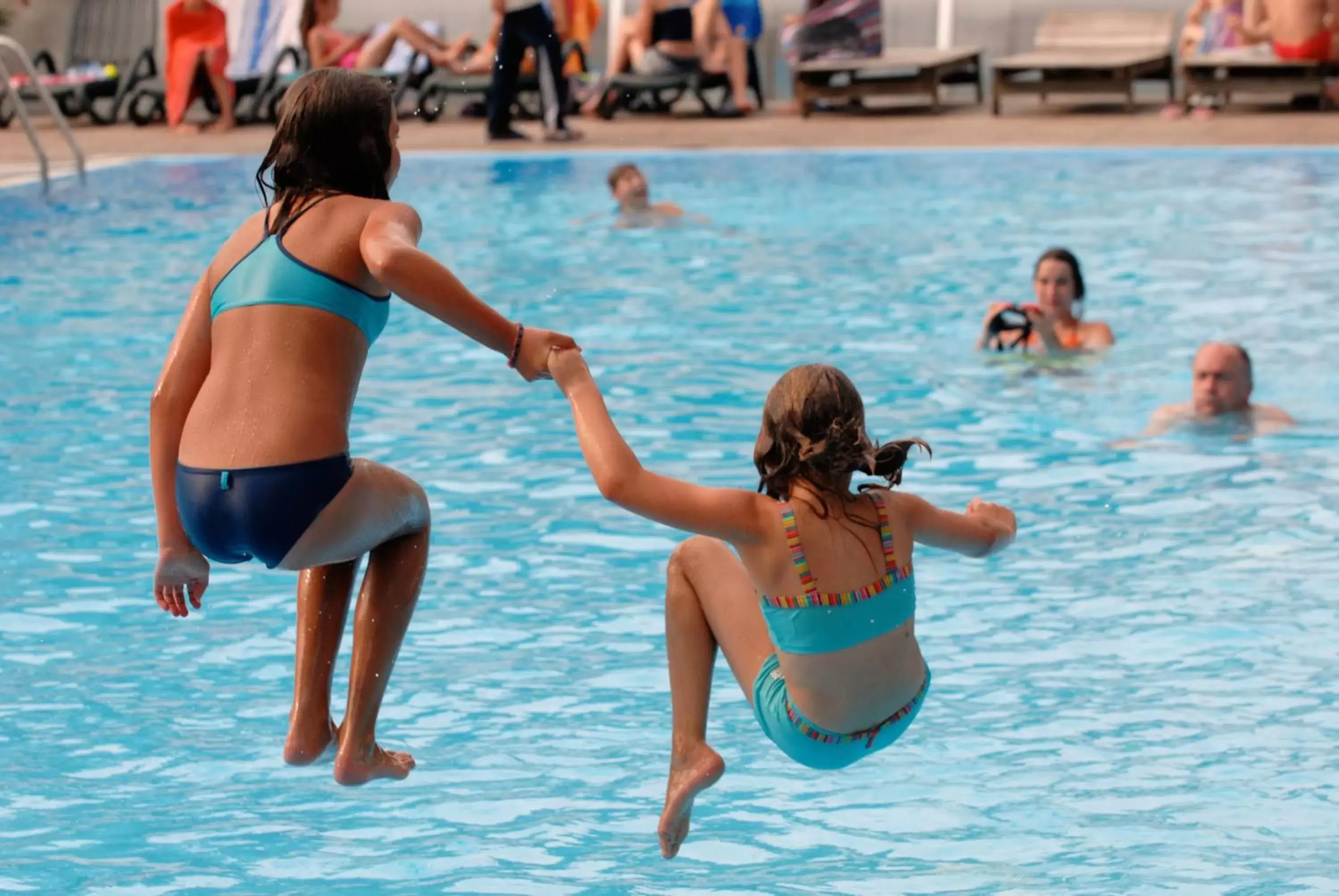 Swimming Pool in Hotel CampingPark Steiner