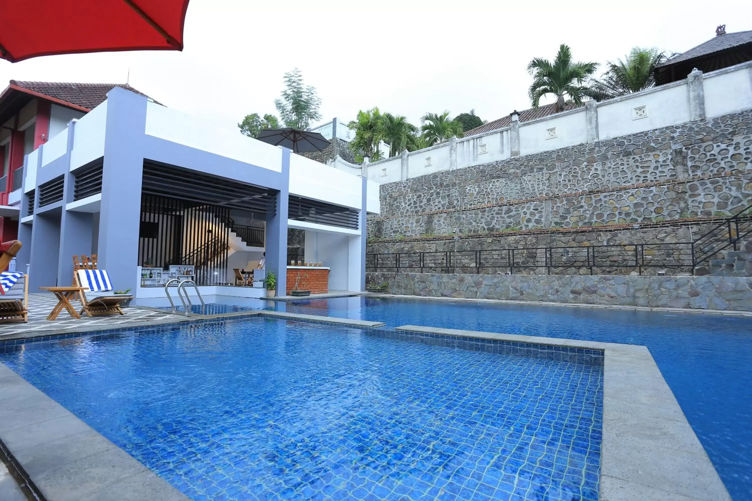 Property building, Swimming Pool in Jazz Senggigi Hotel