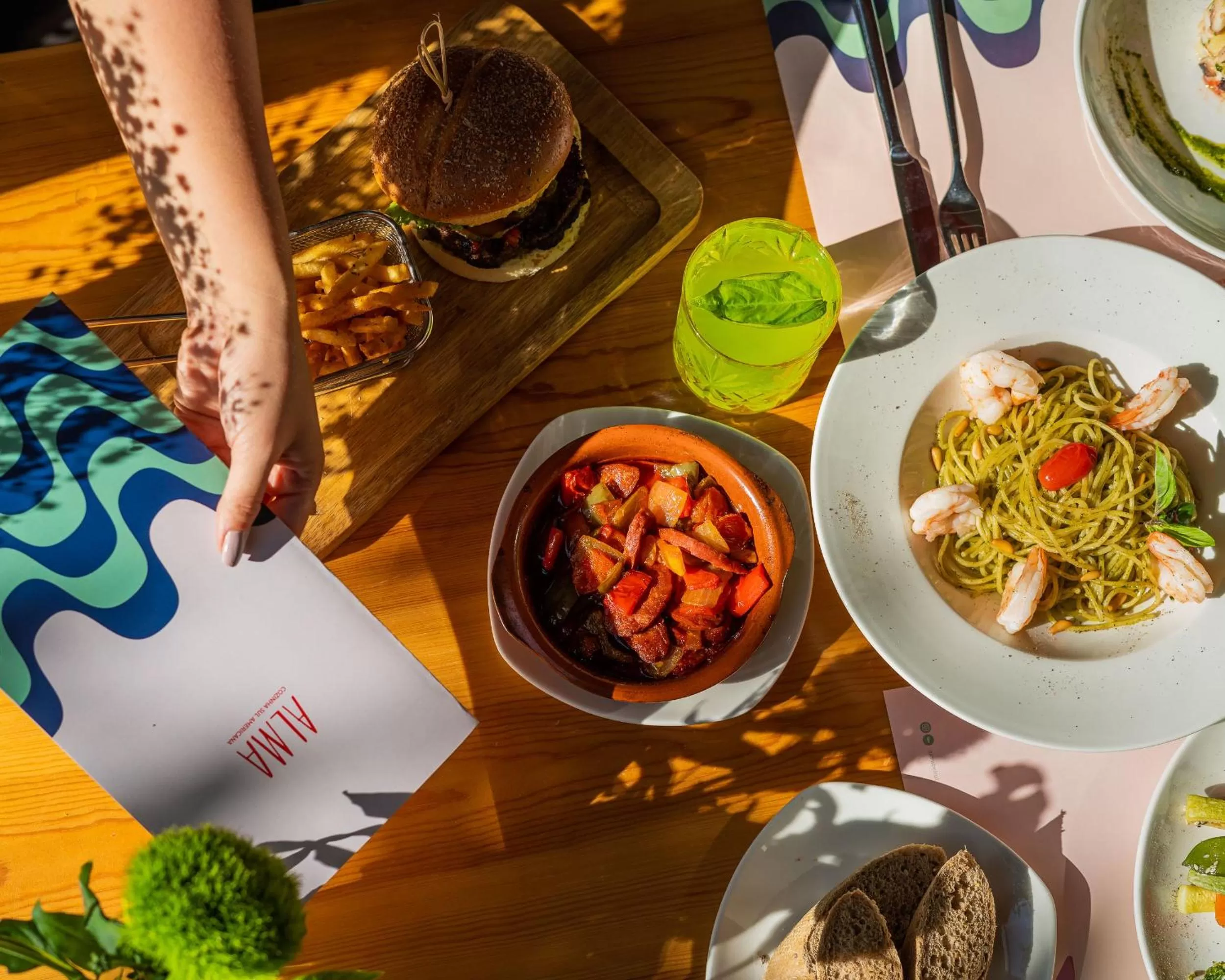 Food and drinks in Bossa Nova Beirut Hotel