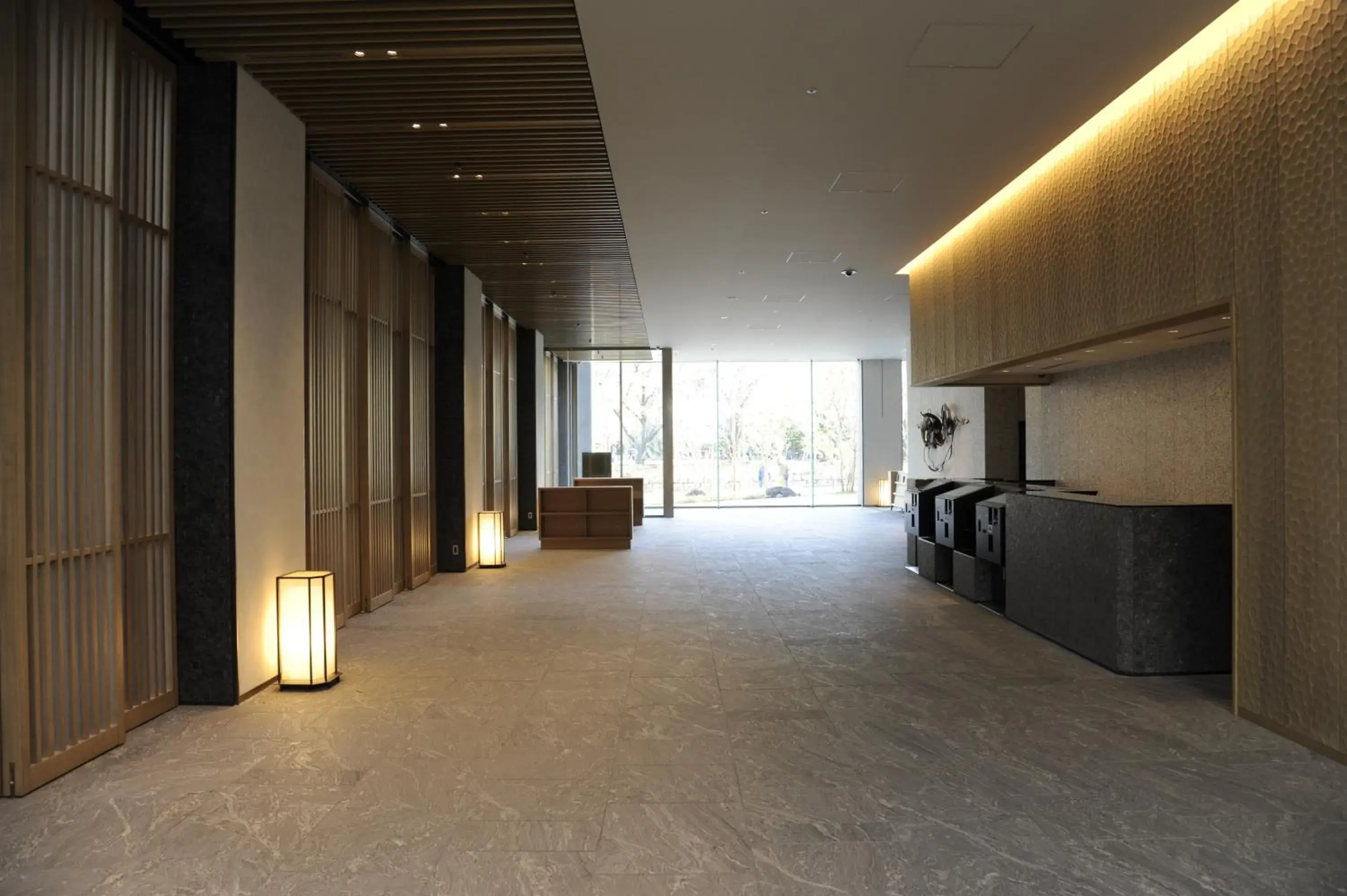 Lobby or reception in Hotel Keihan Tsukiji Ginza Grande