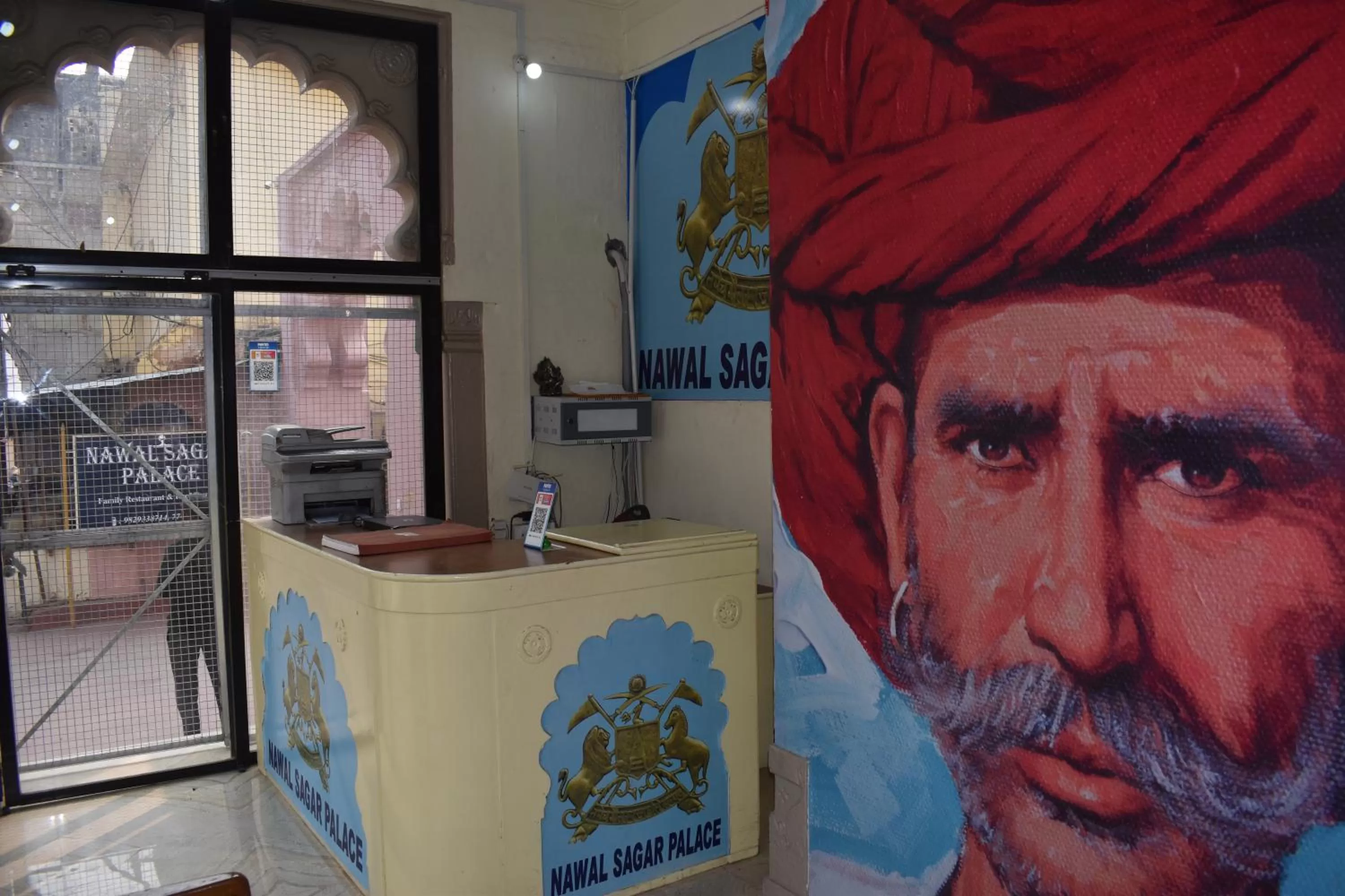 Lobby or reception in Hotel Nawal Sagar Palace - Bundi