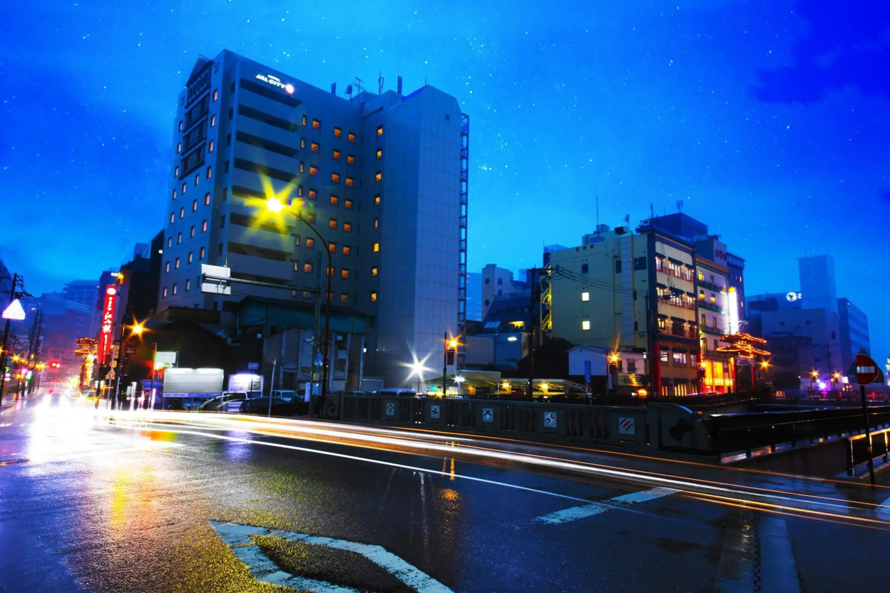 Property building, Swimming Pool in Hotel Jal City Nagasaki