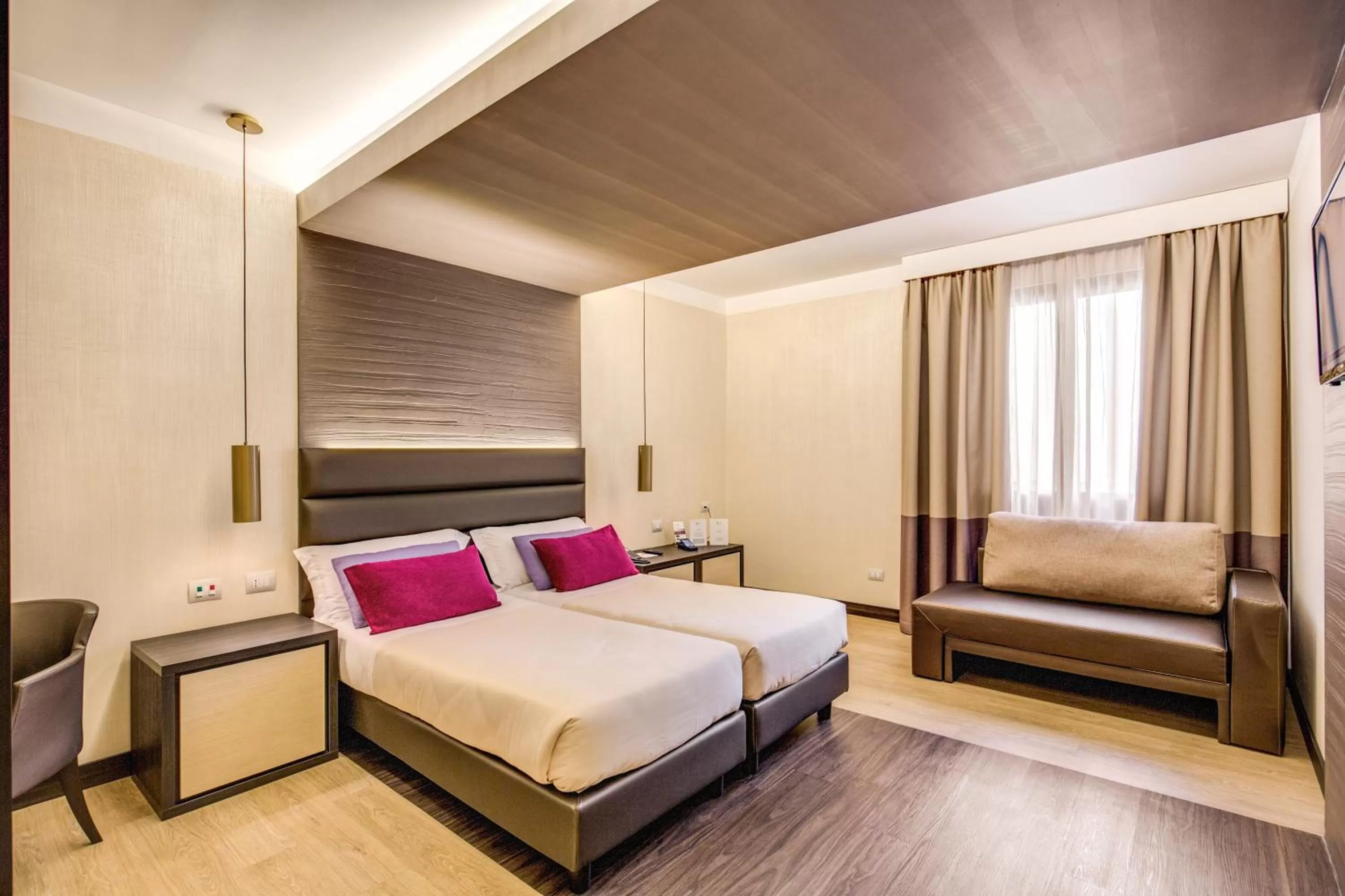 Living room, Bed in Warmthotel