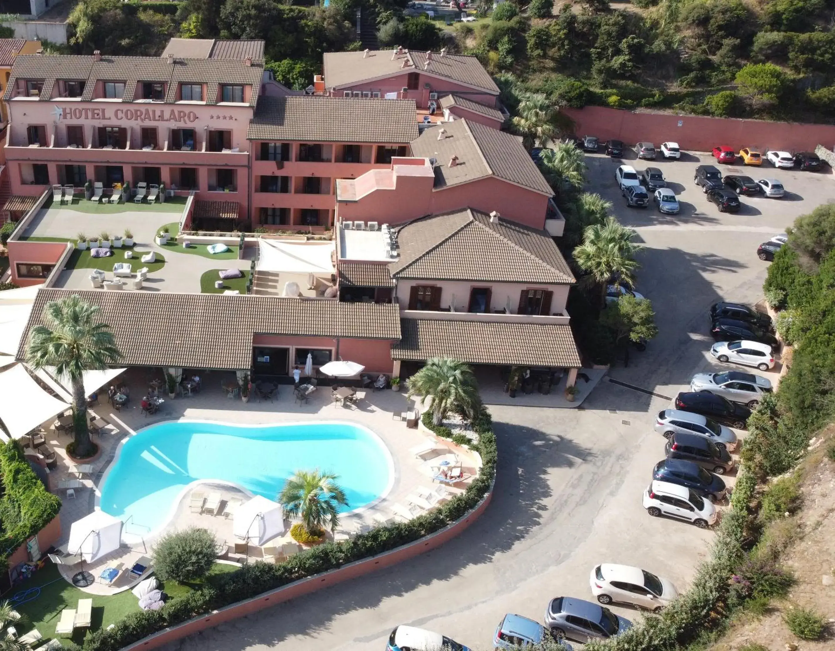 Property building, Bird's-eye View in Hotel Corallaro