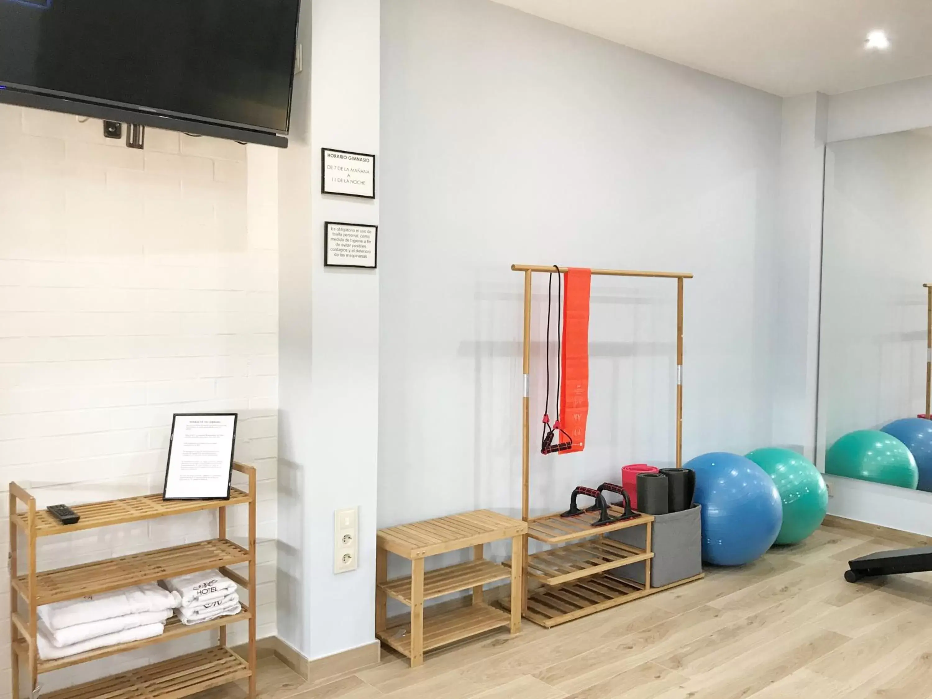 Fitness centre/facilities in Hotel Doña Manuela