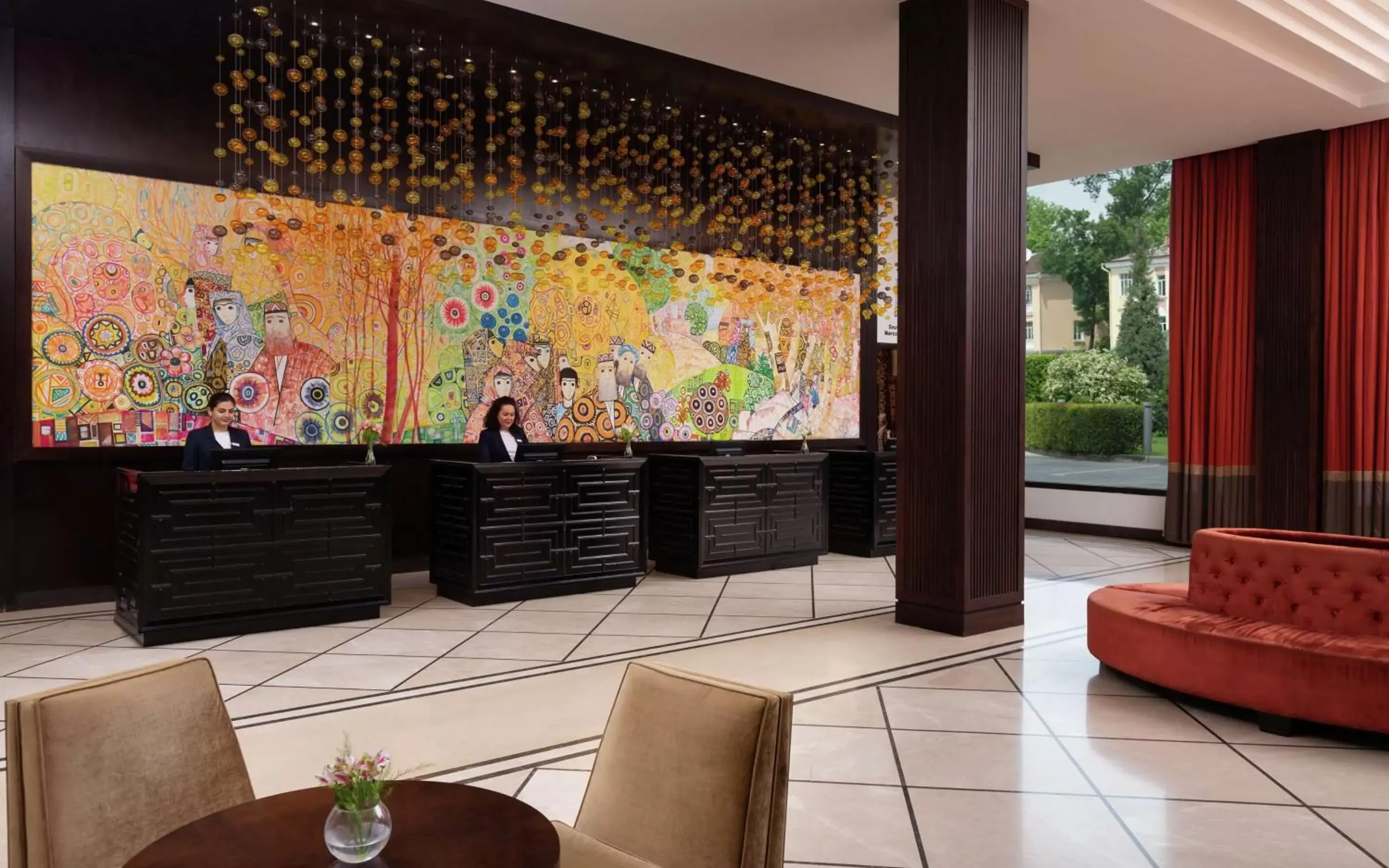 Lobby or reception in Hilton Dushanbe