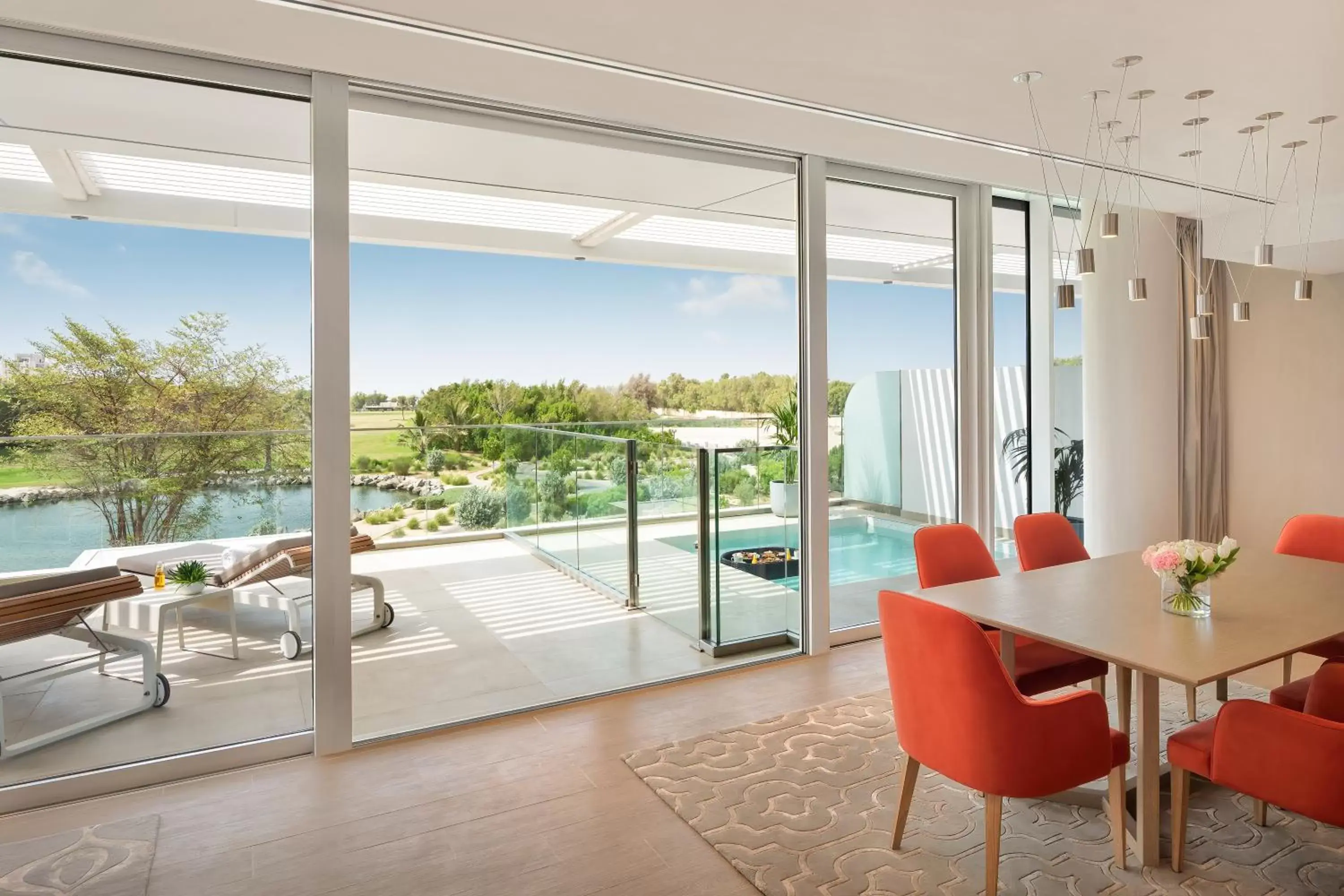 Living room in JA Lake View Hotel, Dubai Living room in JA Lake View Hotel, Dubai