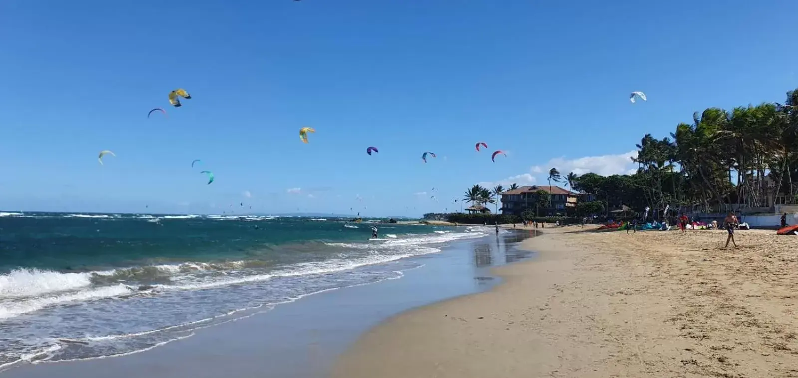 Windsurfing, Beach in Cabarete Maravilla Eco Lodge Boutique Beach Surf & Kite