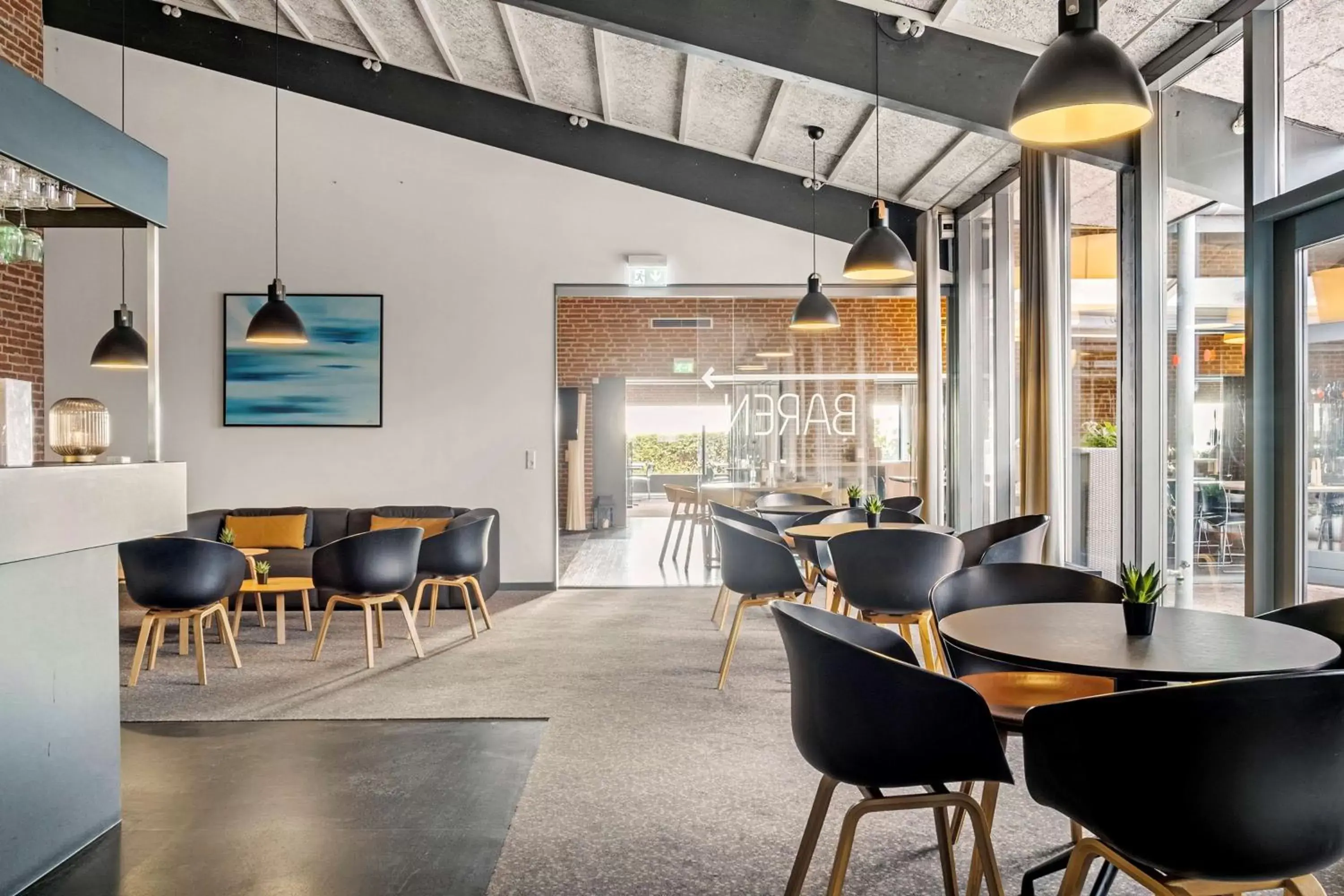 Lounge or bar in Hotel Sonderborg Strand Lounge or bar in Hotel Sonderborg Strand