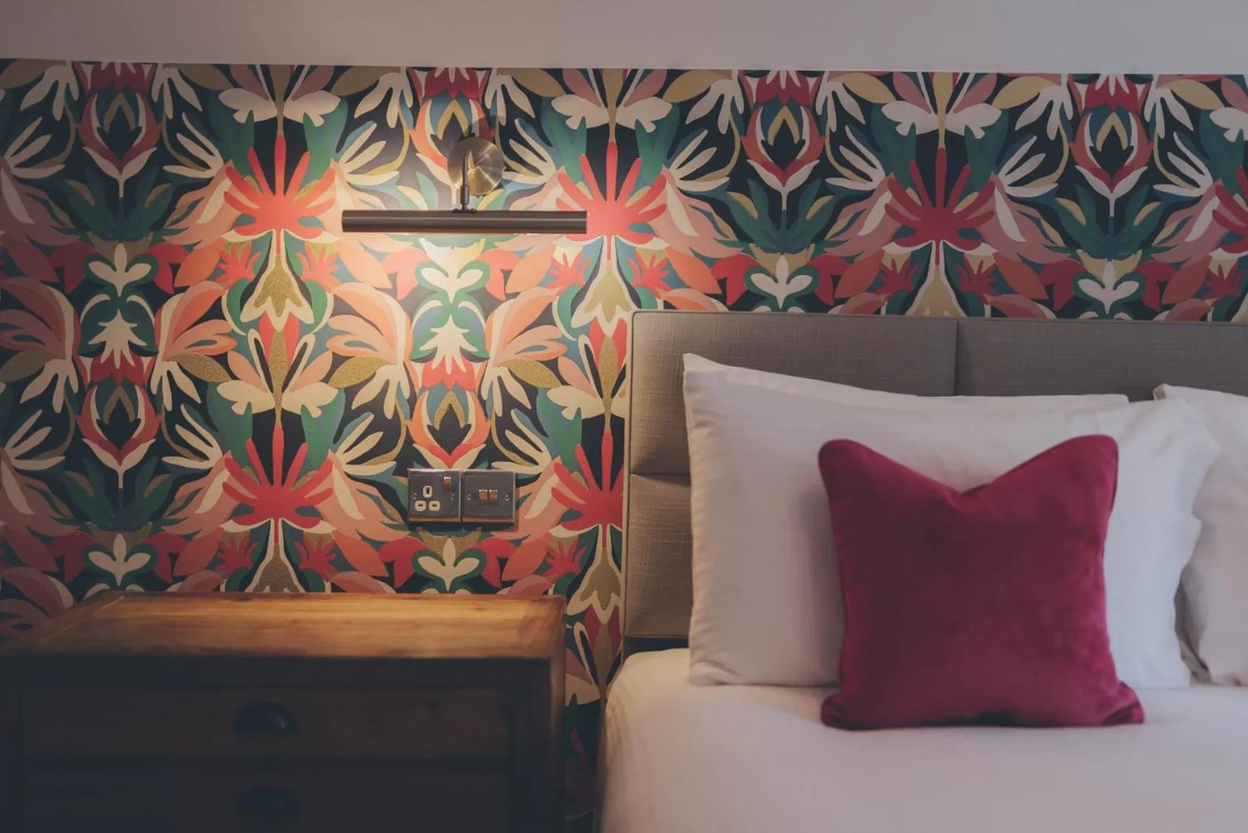 Decorative detail, Bed in Florence Gardens Boutique Hotel and Restaurant