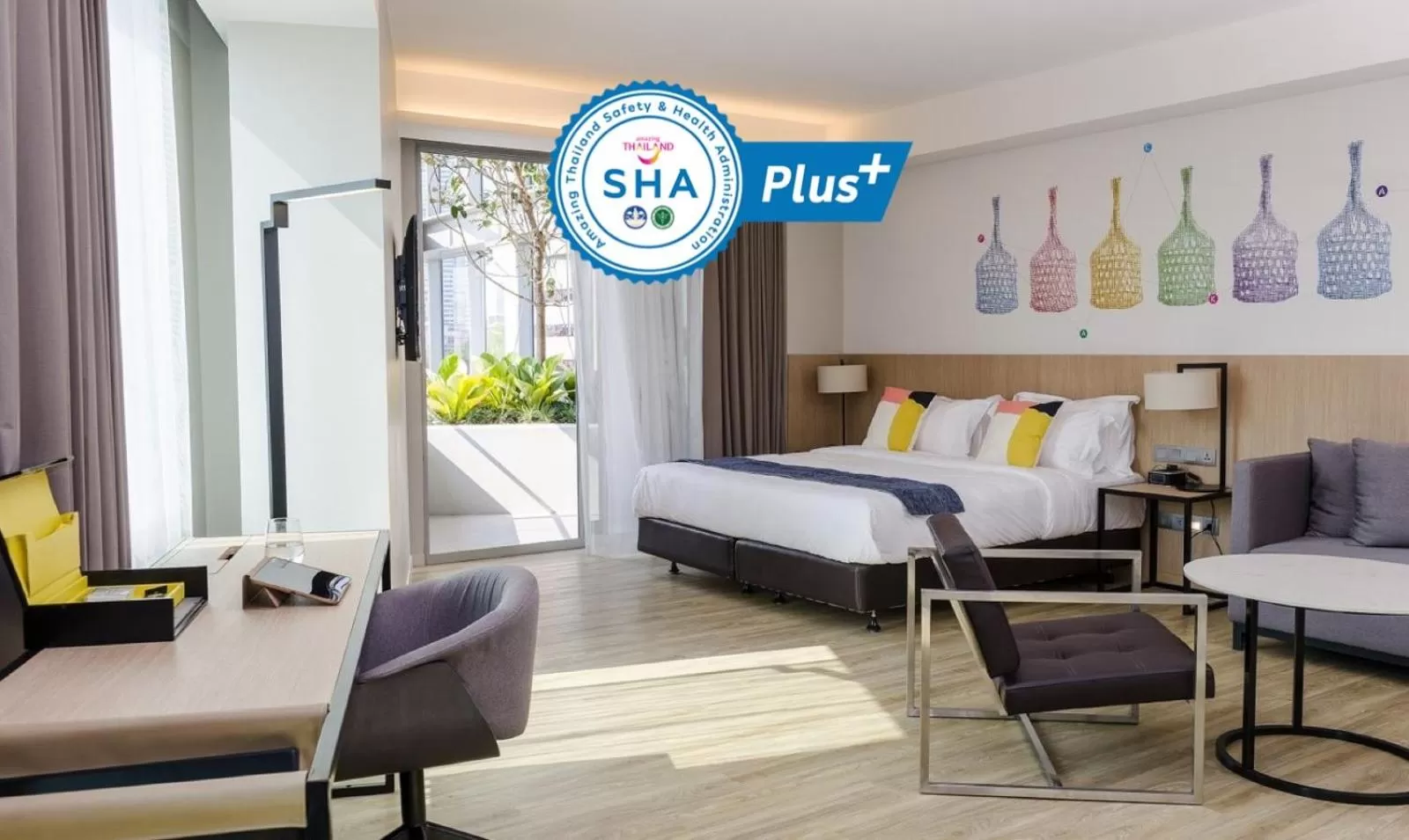 Balcony/Terrace, Bed in Modena by Fraser Bangkok