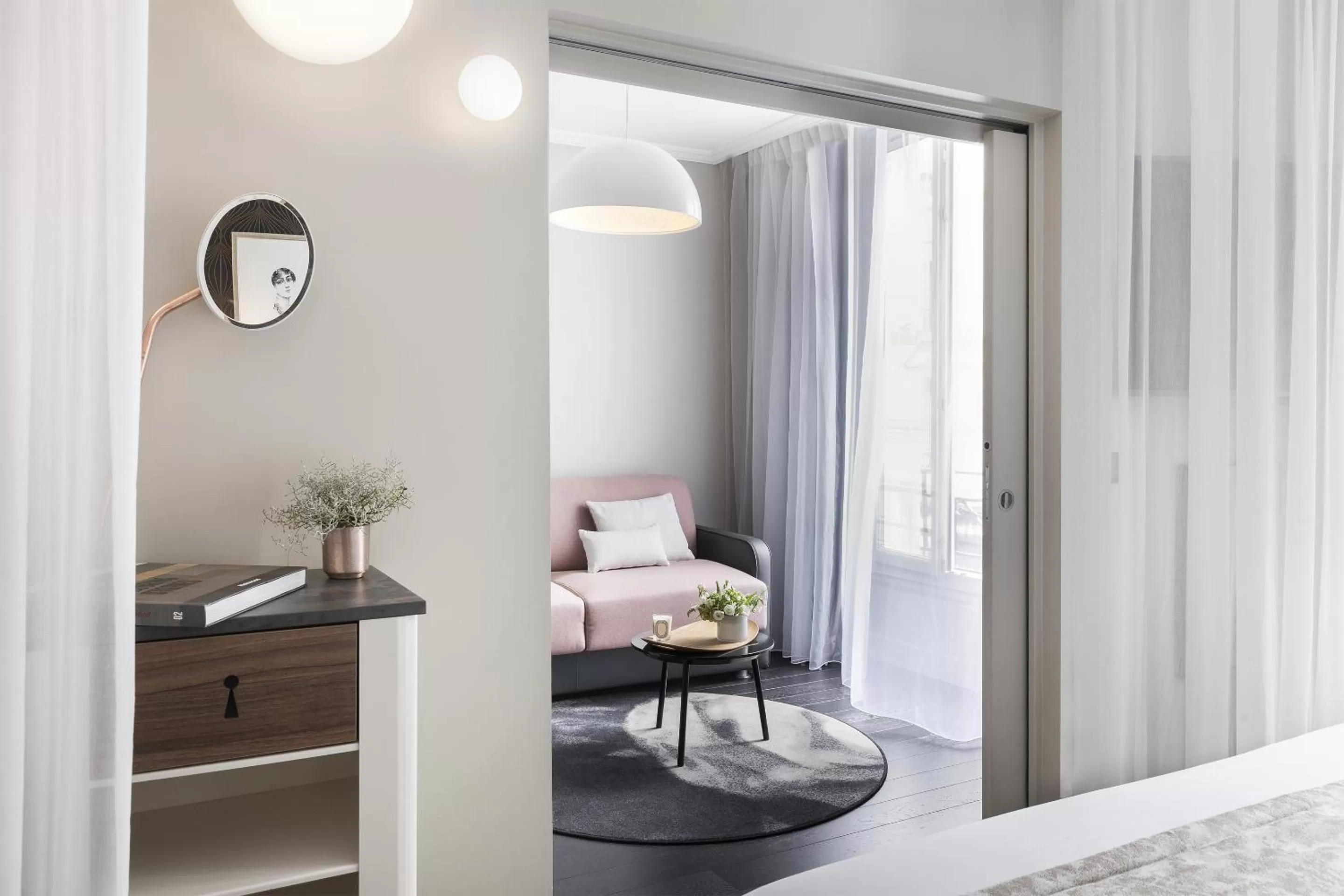 Seating area in Best Western Plus La Demeure