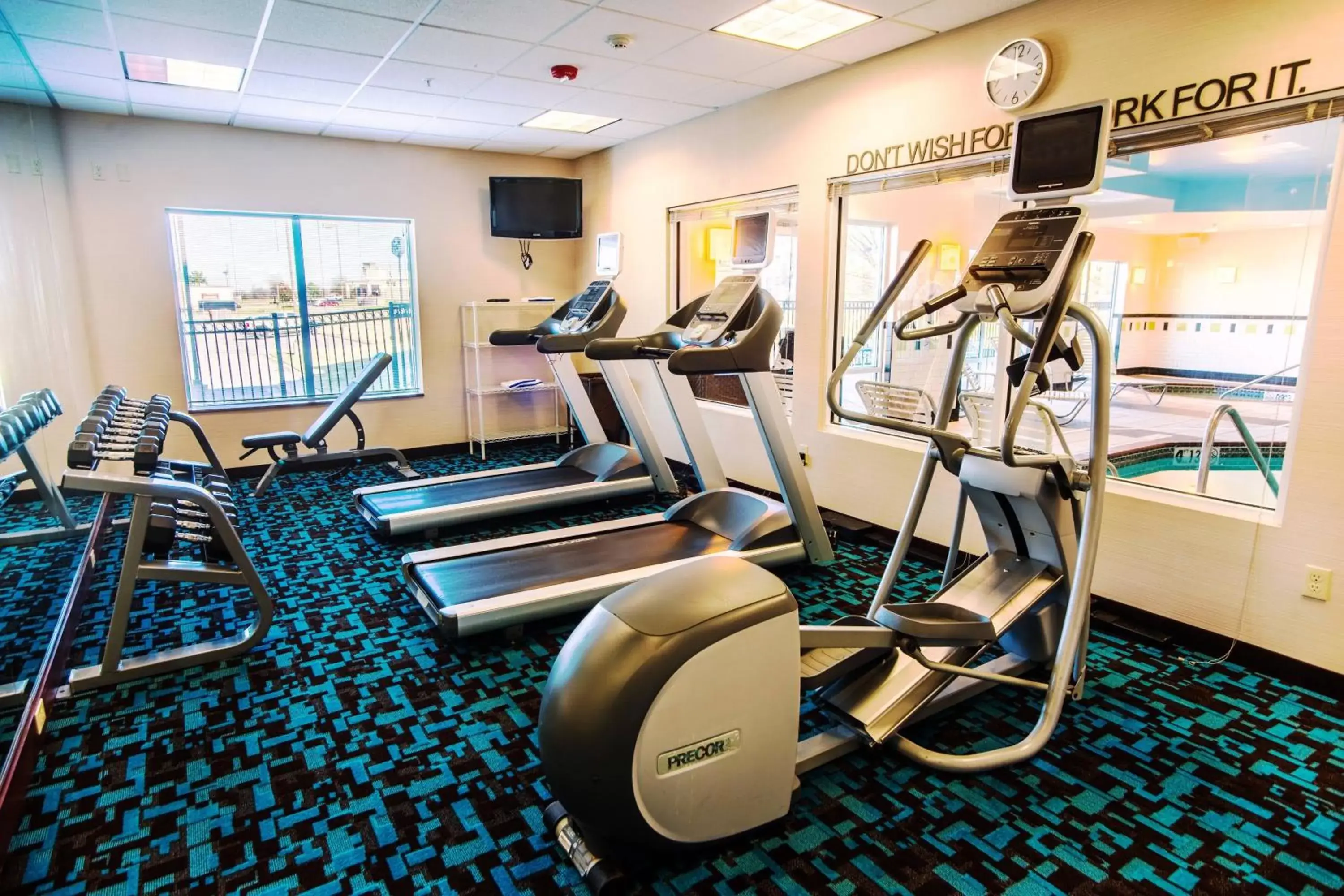 Fitness centre/facilities, Fitness Center/Facilities in Fairfield Inn and Suites by Marriott Bartlesville