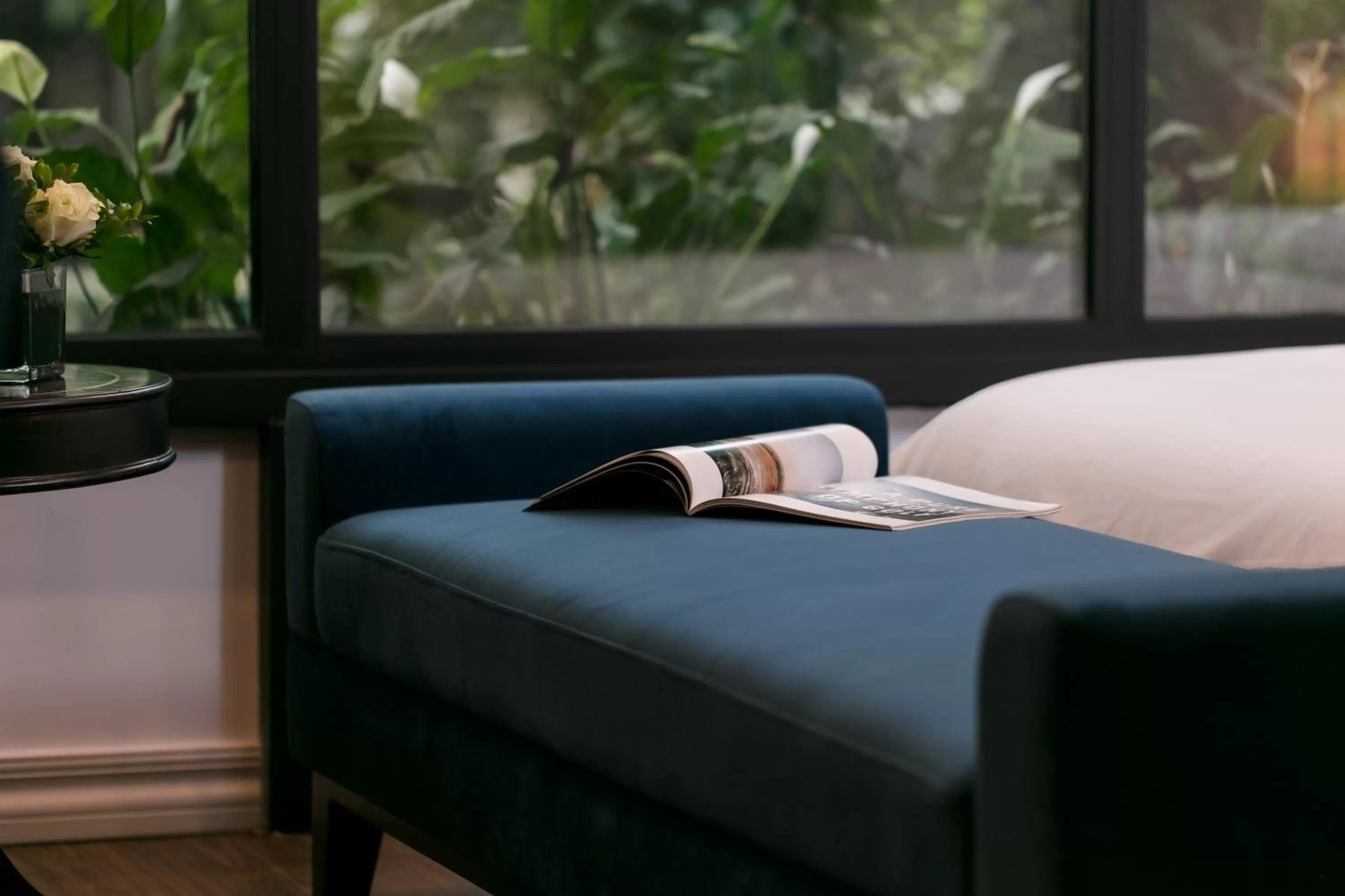 Decorative detail, Bed in Marina Hotel