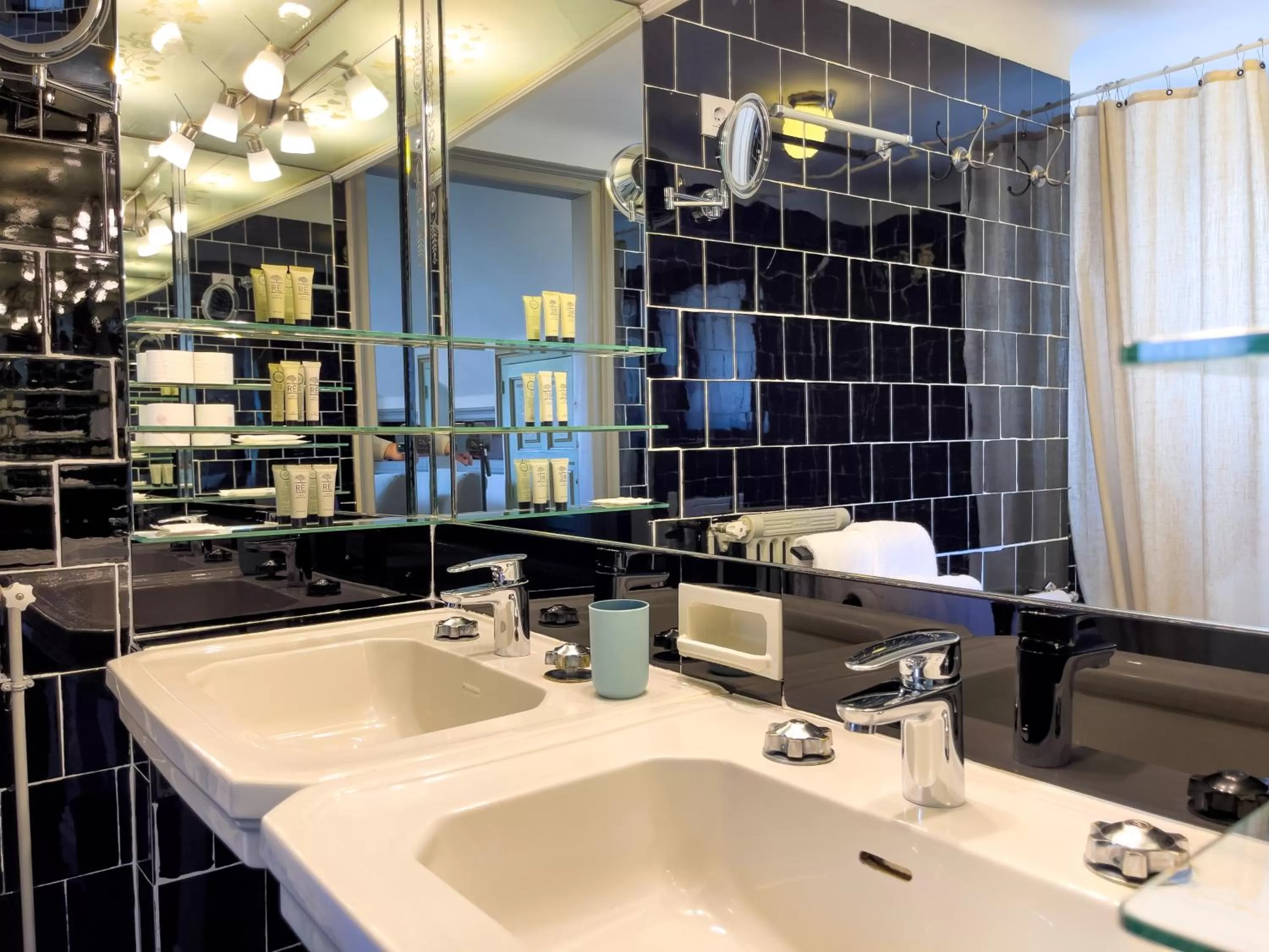 Shower in Angelats Hotel - A Signature Boutique Hotel