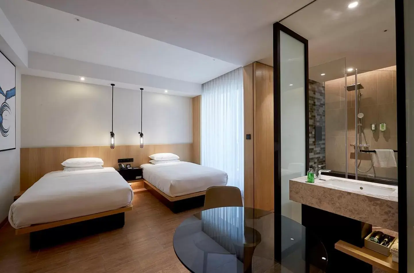 Bedroom, Bathroom in Fairfield by Marriott Taichung