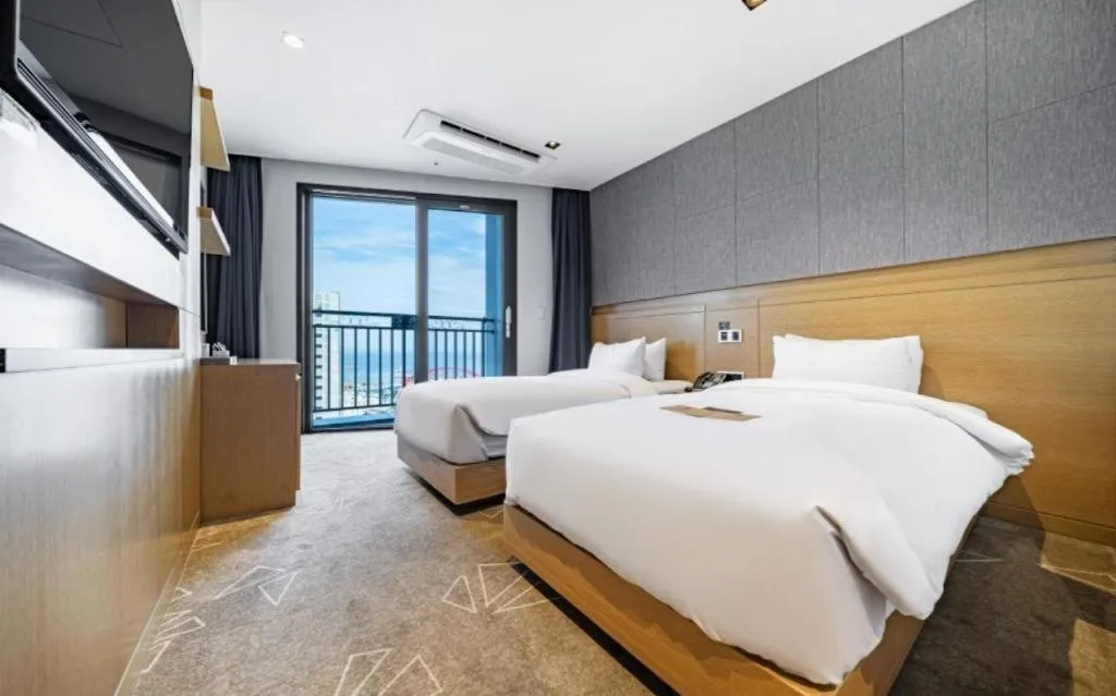 Bed in Sea Cruise Hotel