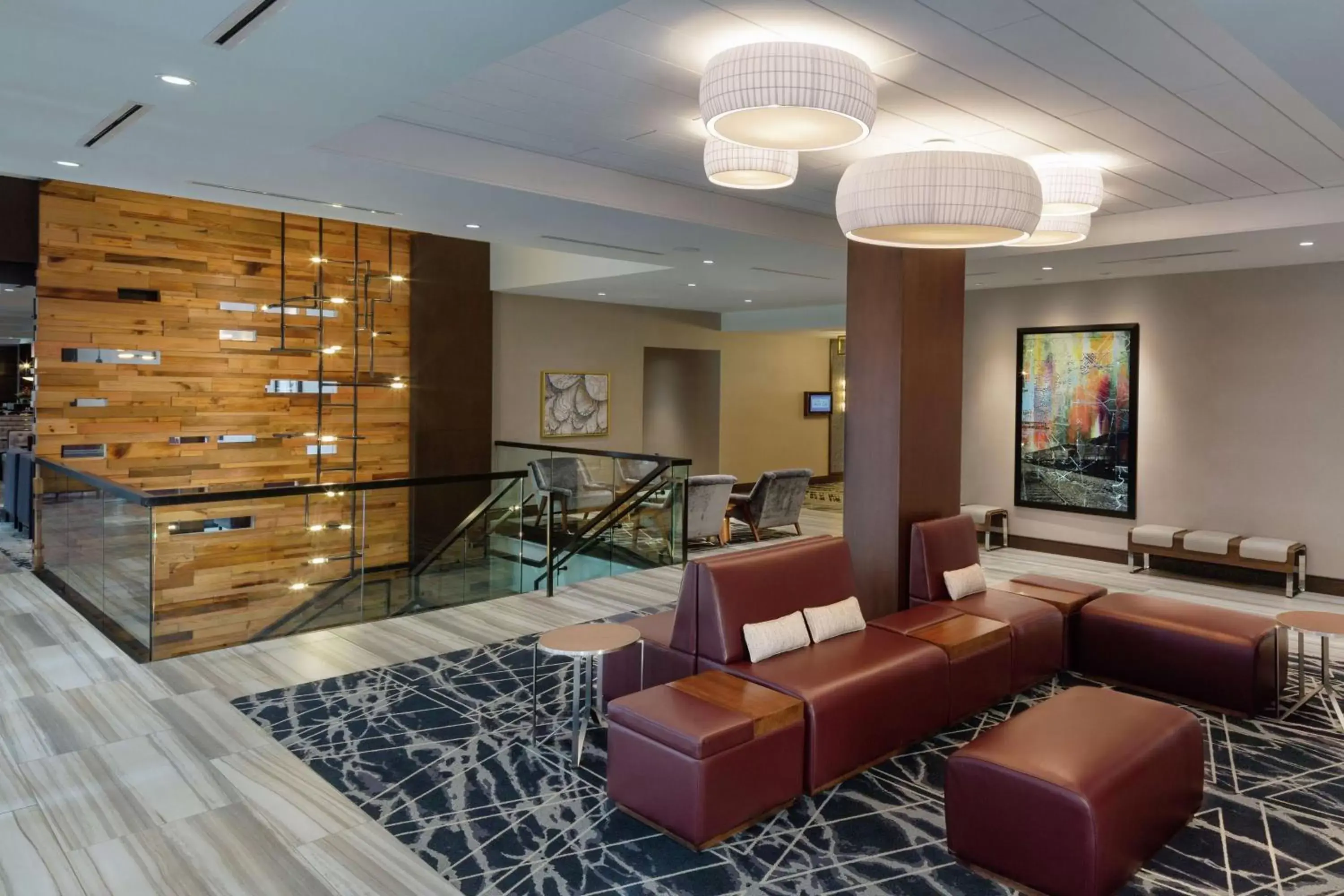 Lobby or reception, Lobby/Reception in Doubletree By Hilton Jamestown, Ny