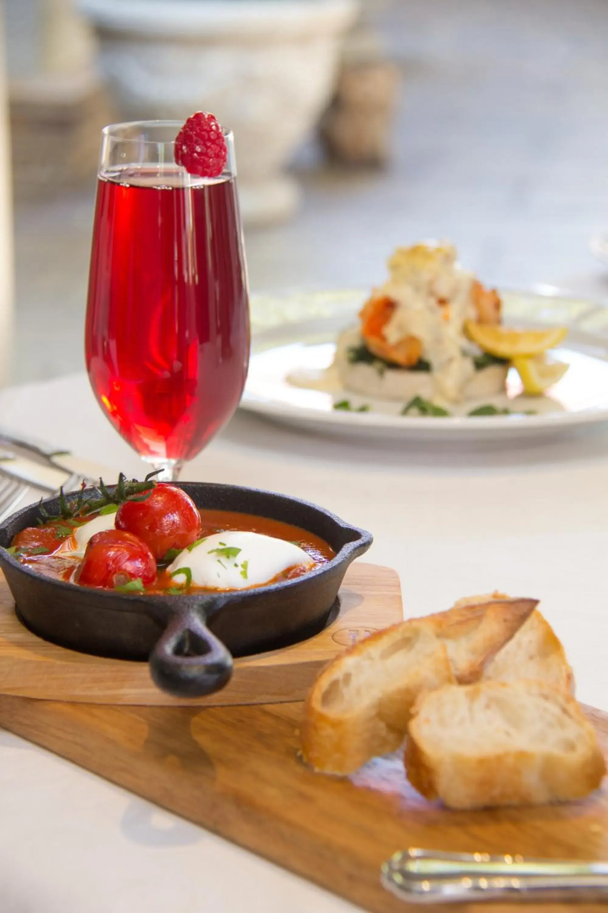 Food close-up in The Syrene Boutique Hotel