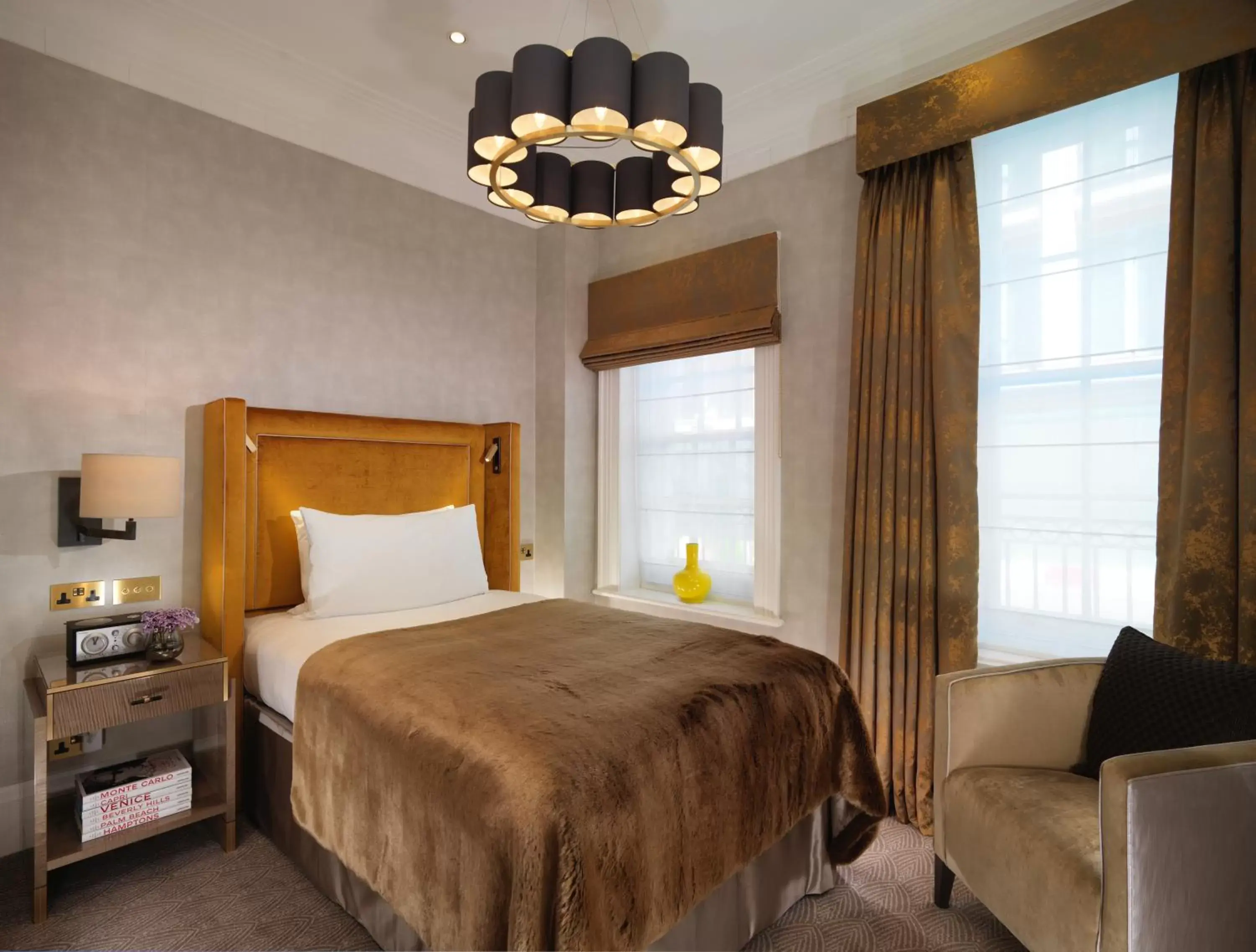 Bedroom, Bed in Flemings Mayfair - Small Luxury Hotel of the World Bedroom, Bed in Flemings Mayfair - Small Luxury Hotel of the World