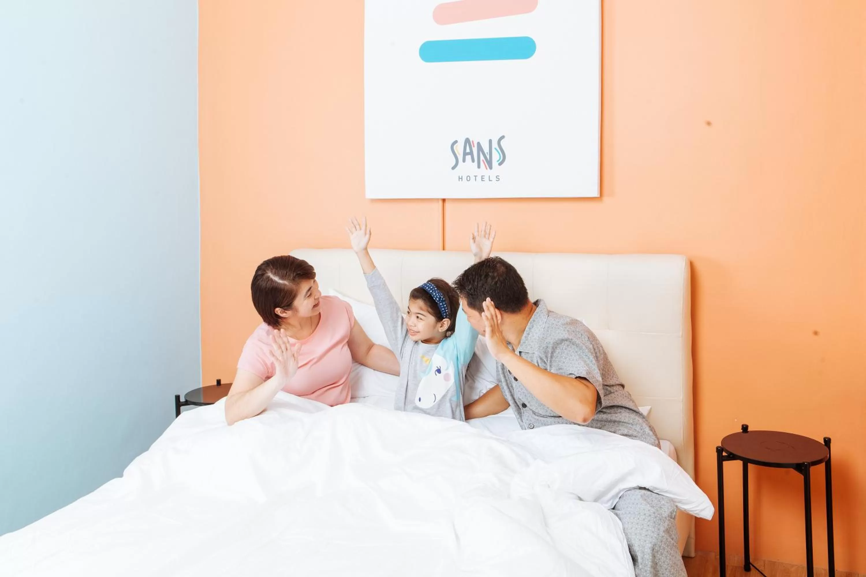 People in Sans Hotel Laperal Manila