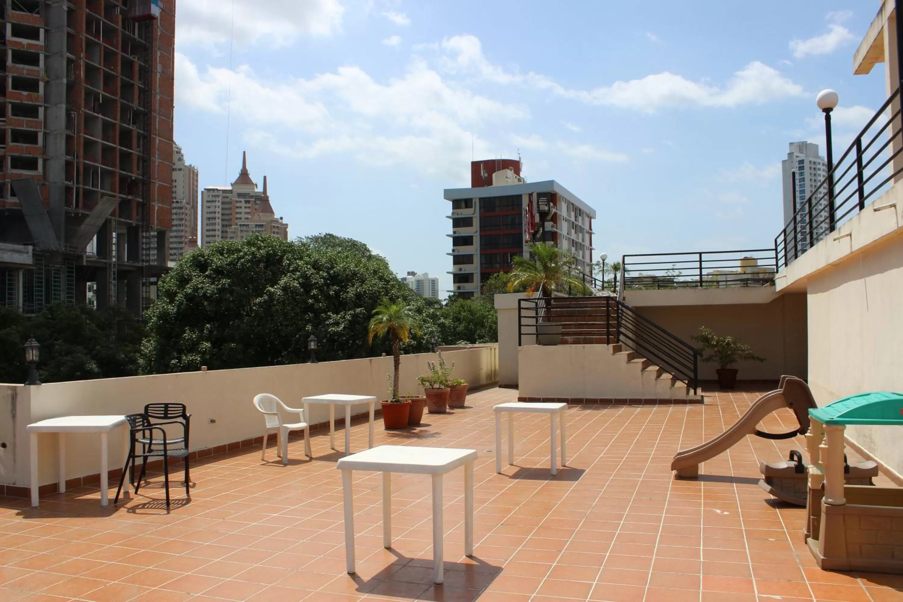 Patio in Hotel Parador