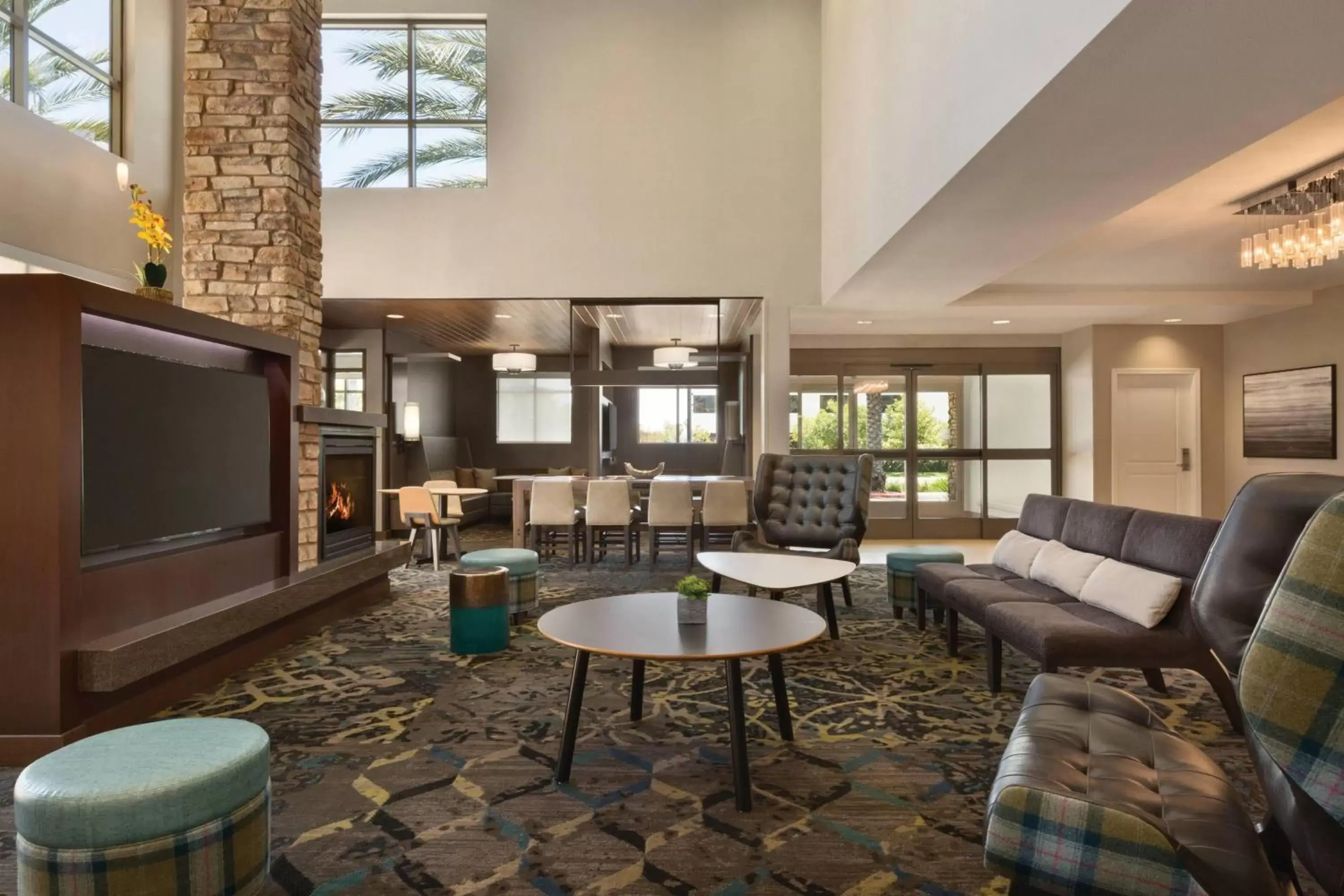 Lobby or reception, Lounge/Bar in Residence Inn San Diego North/San Marcos