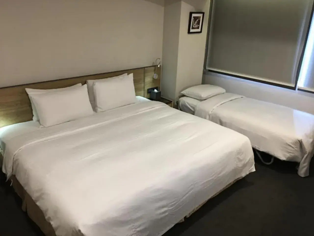 Bed in Simple Hotel