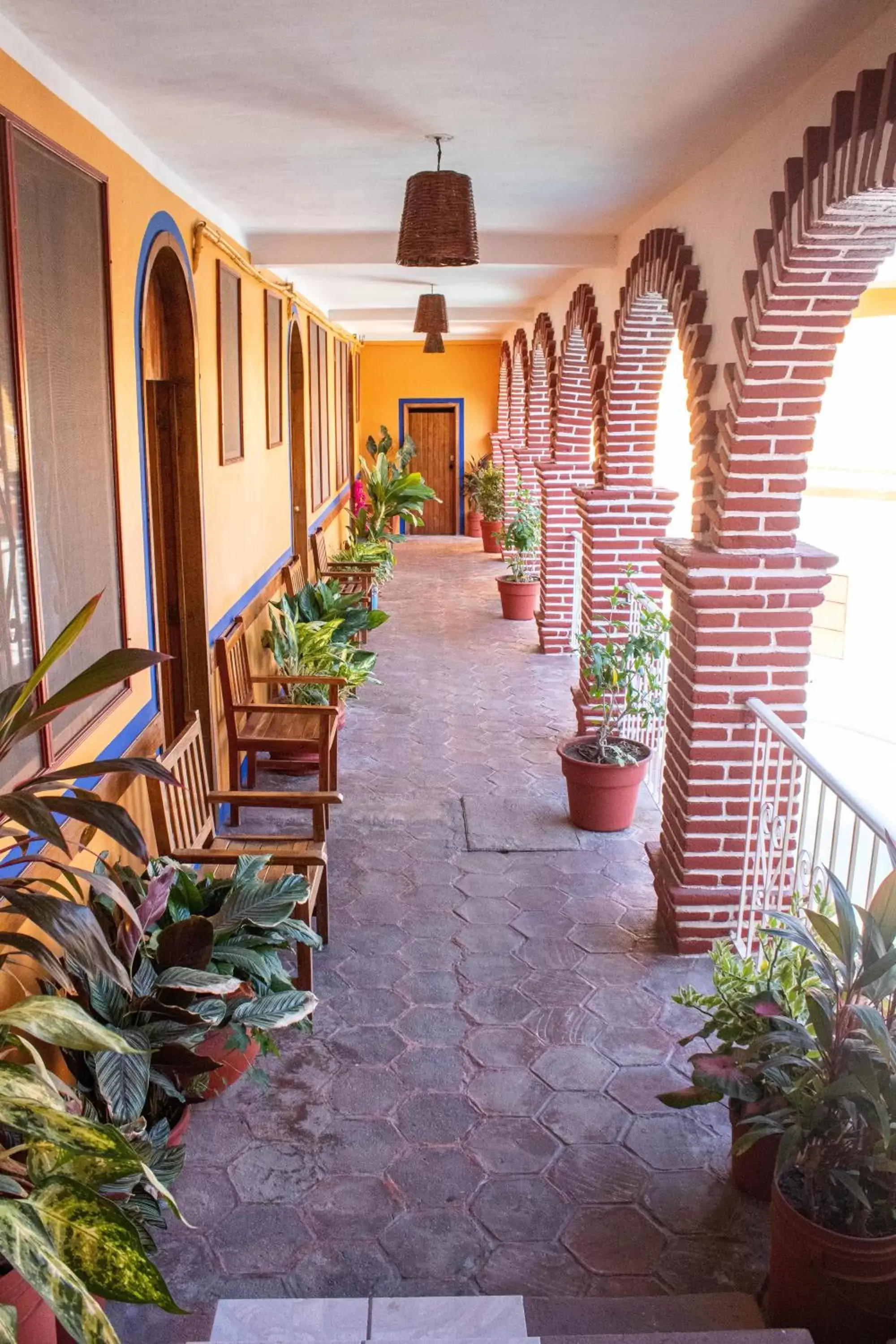 Patio in Hotel San Juan