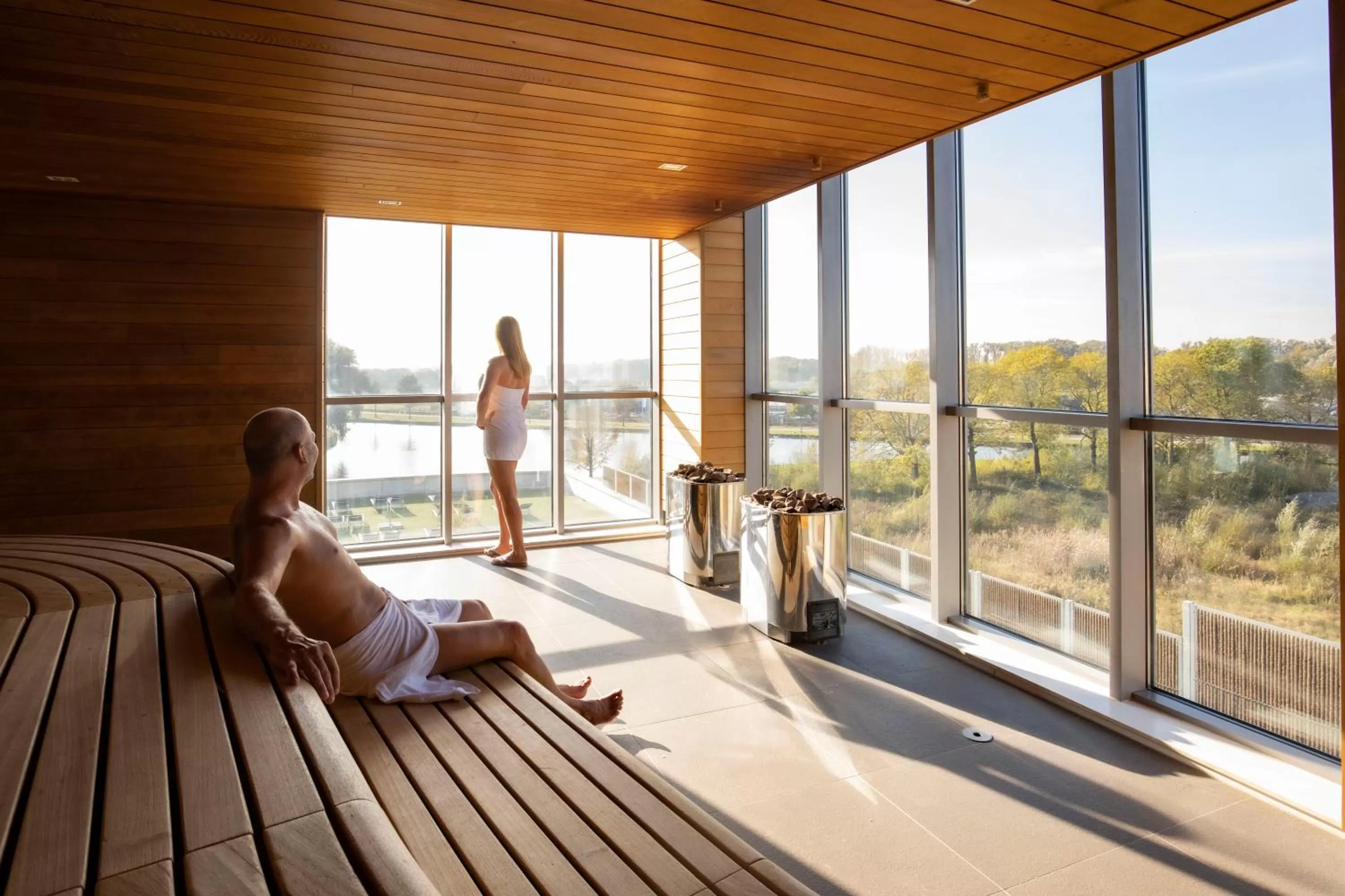 Sauna in Fletcher Wellness-Hotel Helmond