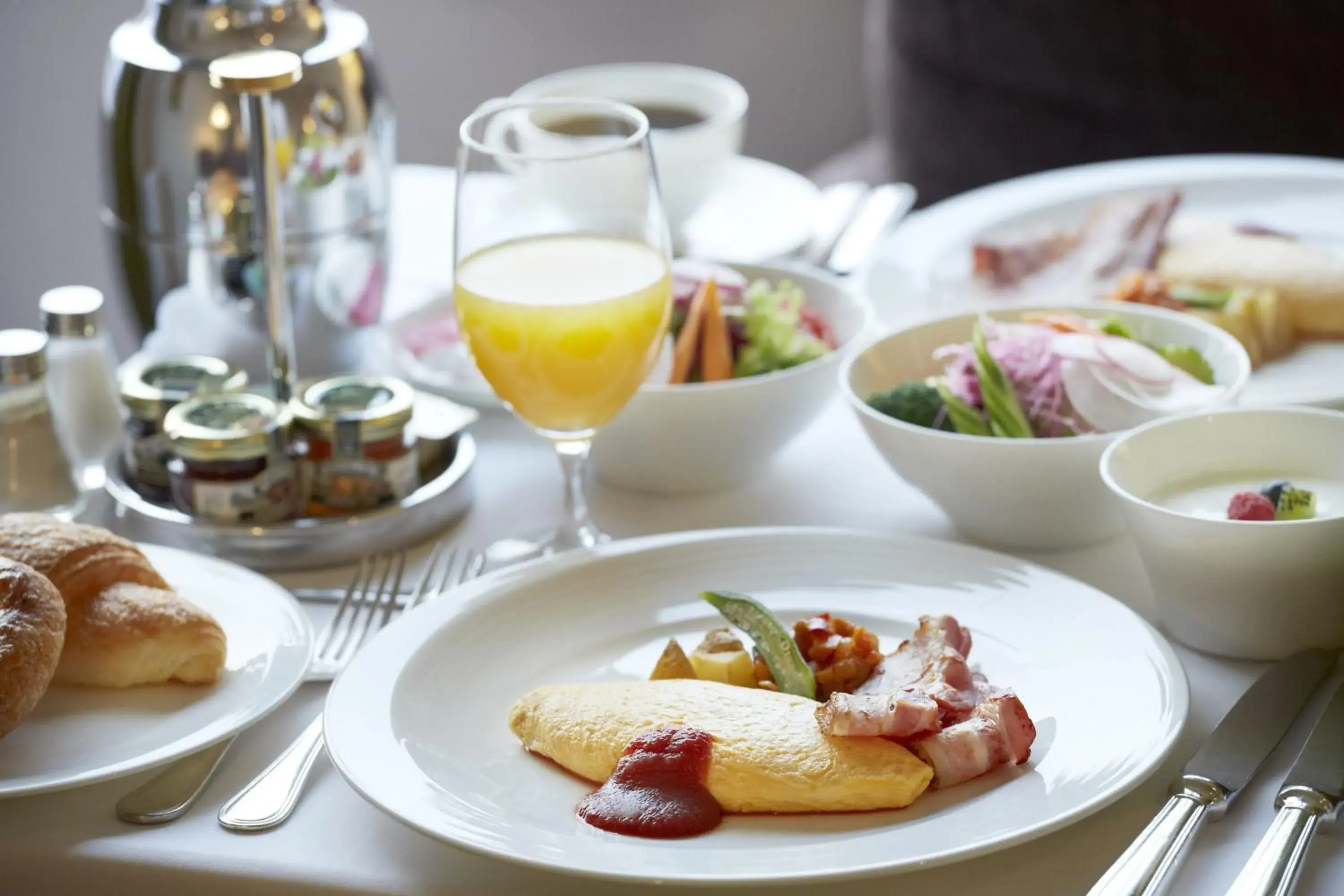 American breakfast in The Prince Sakura Tower Tokyo, Autograph Collection
