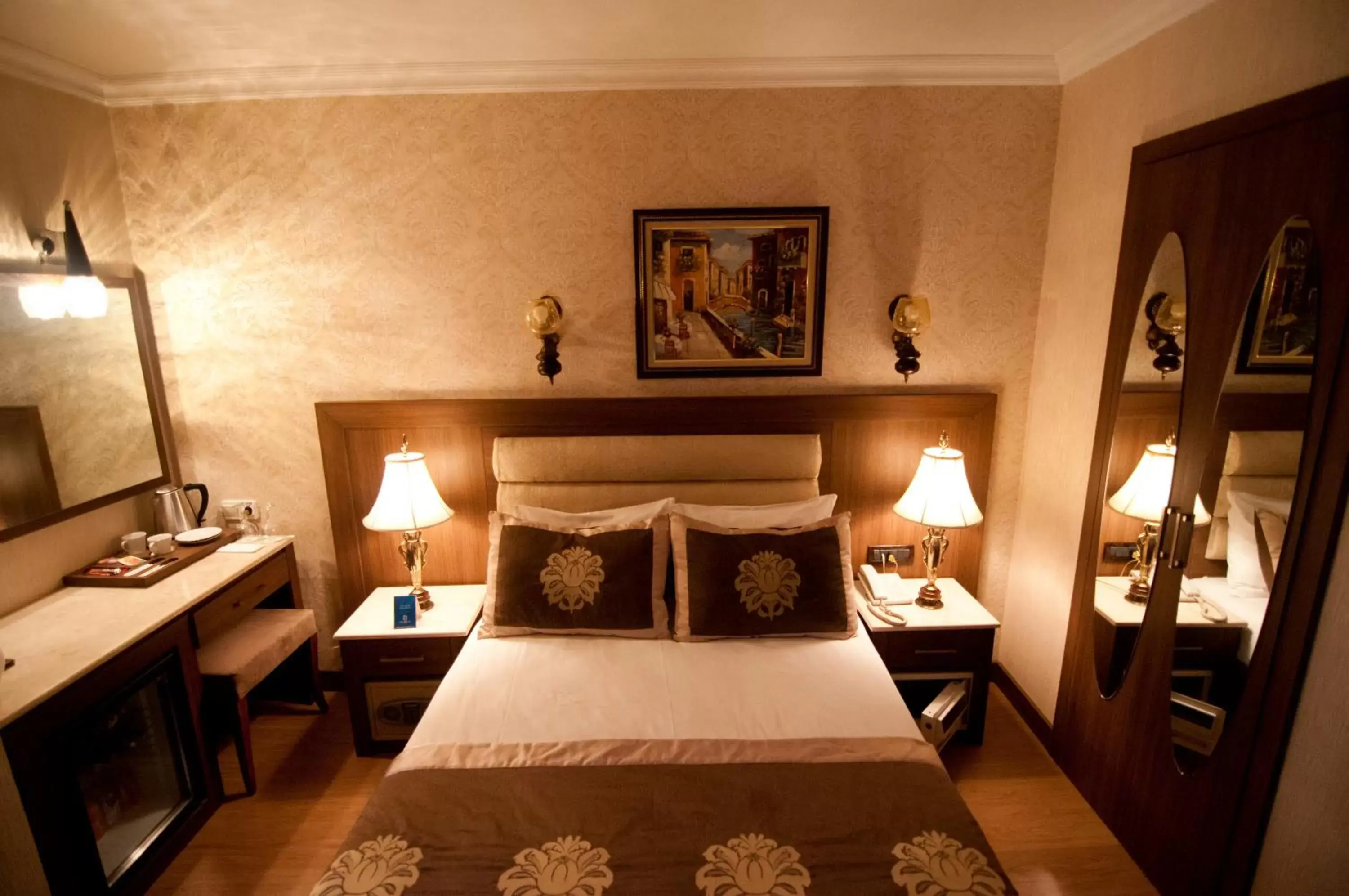 Bed in Grand Hilarium Hotel