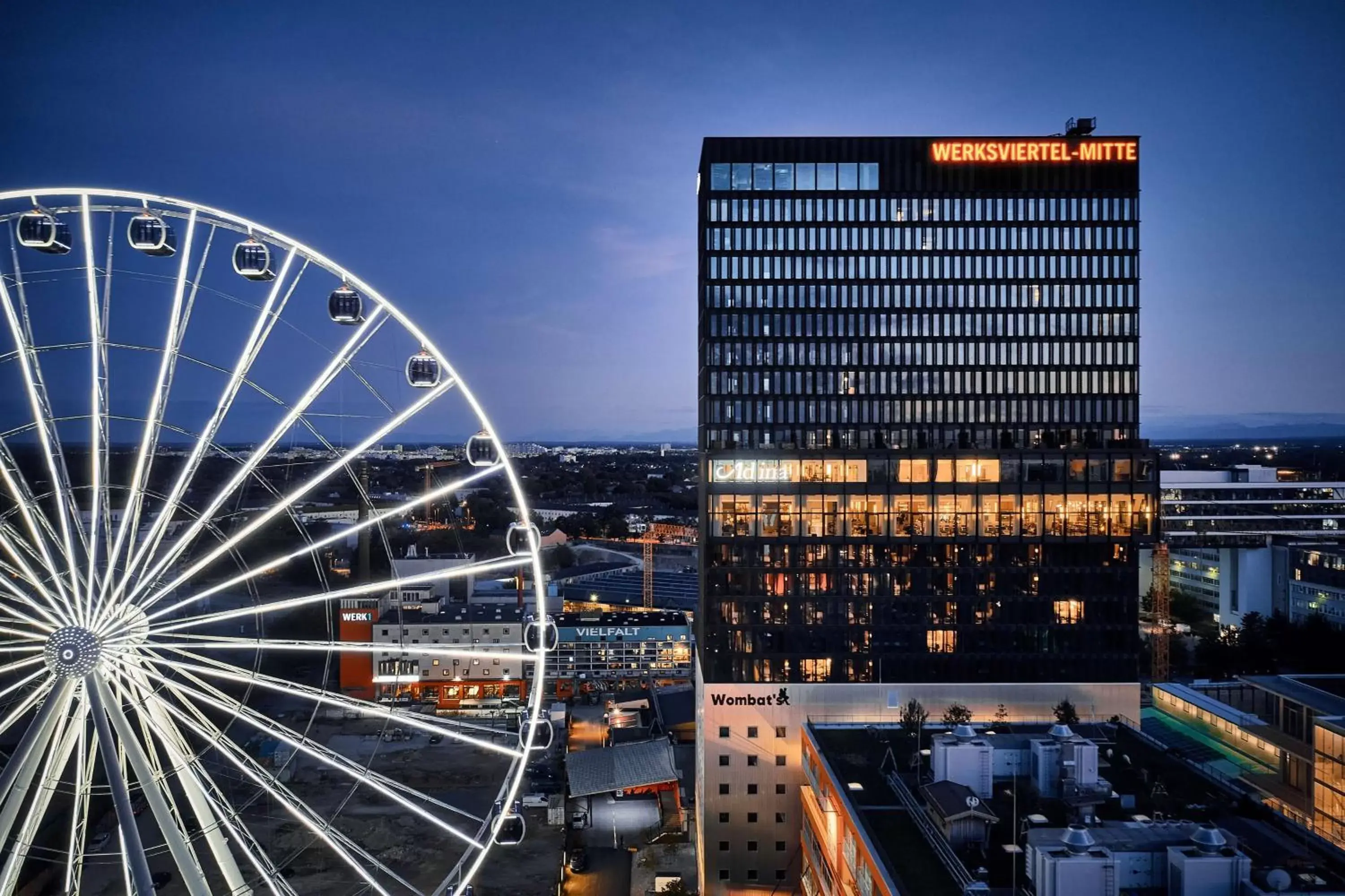 Property building in Adina Apartment Hotel Munich Property building in Adina Apartment Hotel Munich