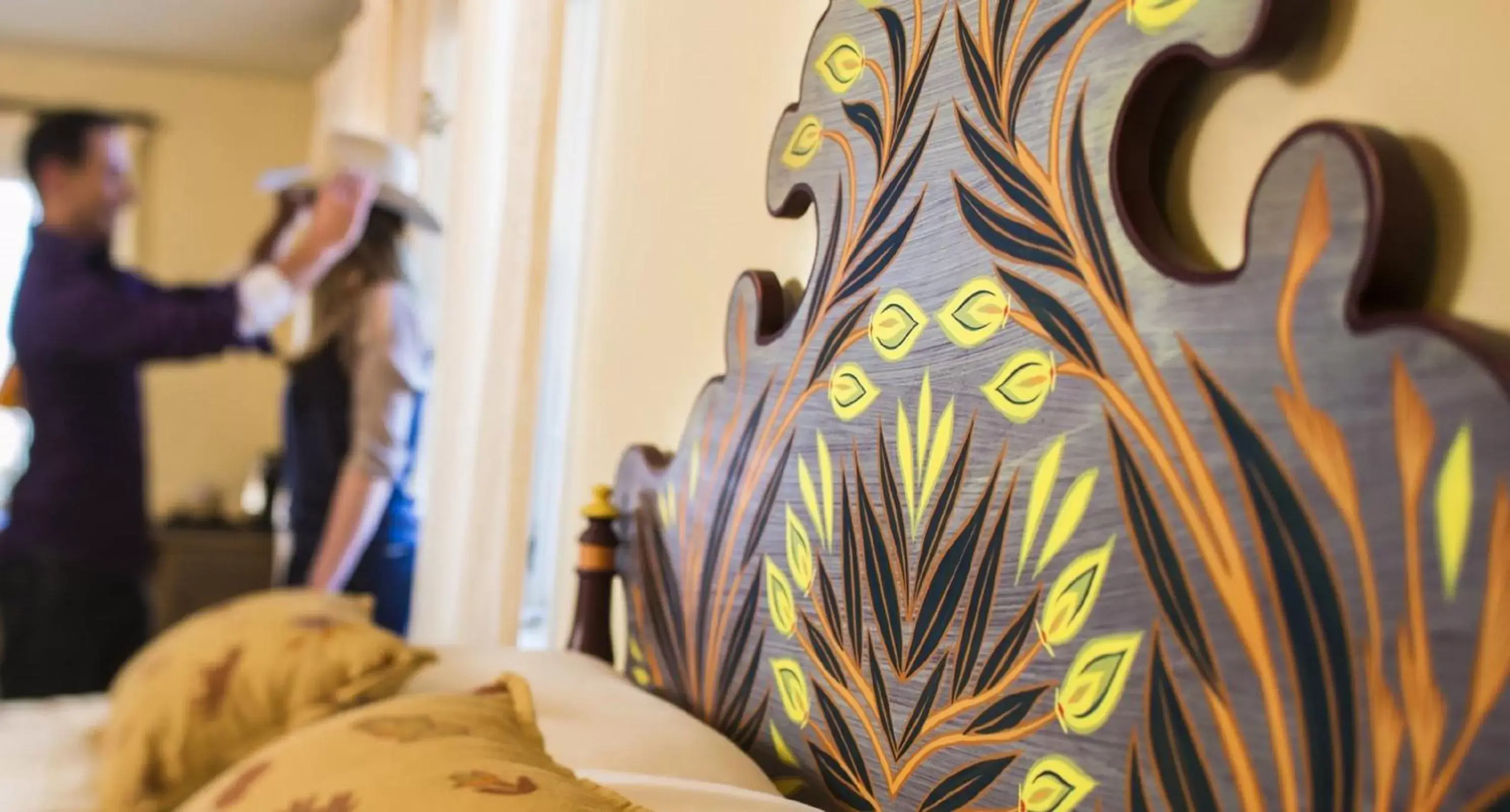 Bed in La Fonda on the Plaza Bed in La Fonda on the Plaza