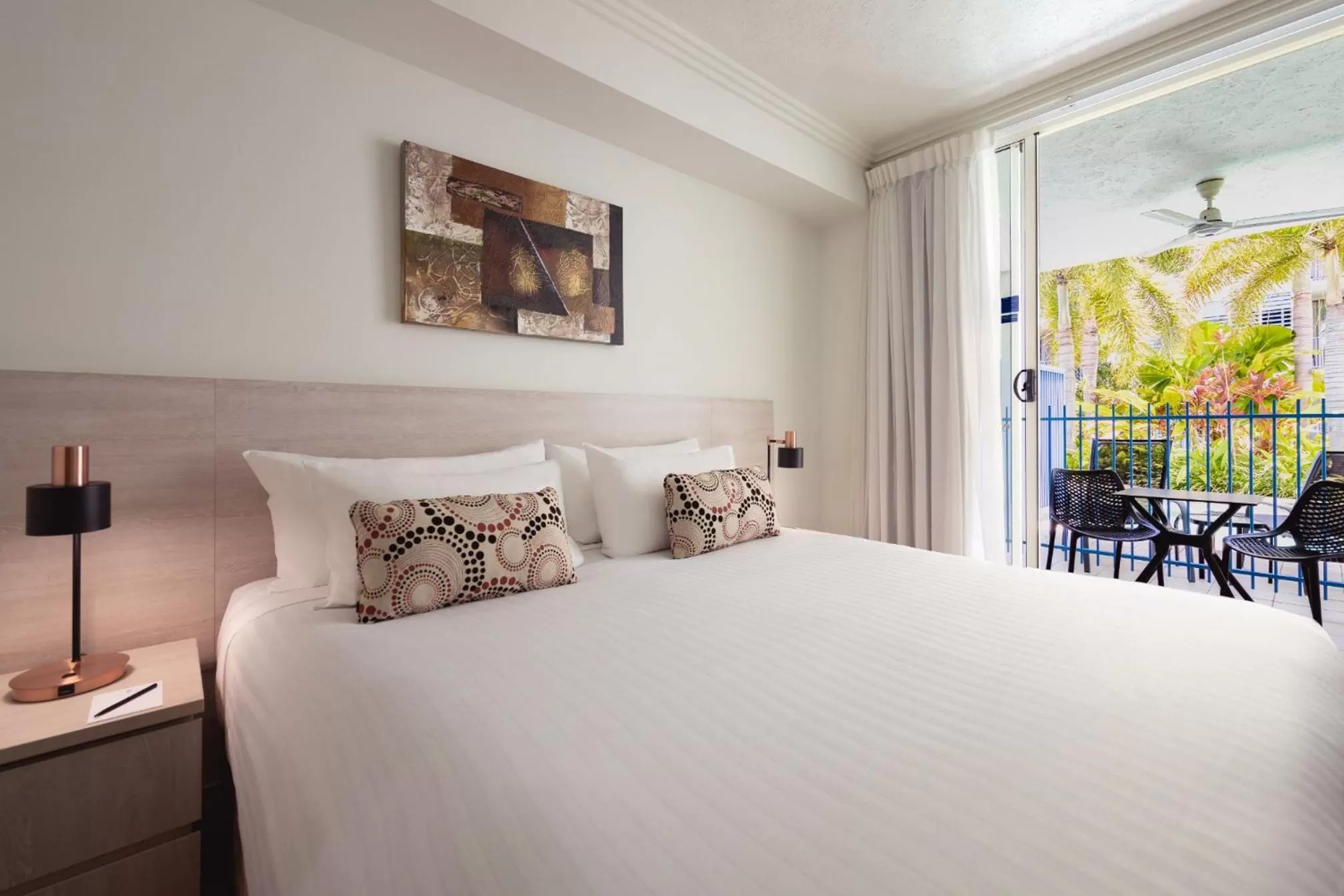 Bed in Silkari Lagoons Port Douglas