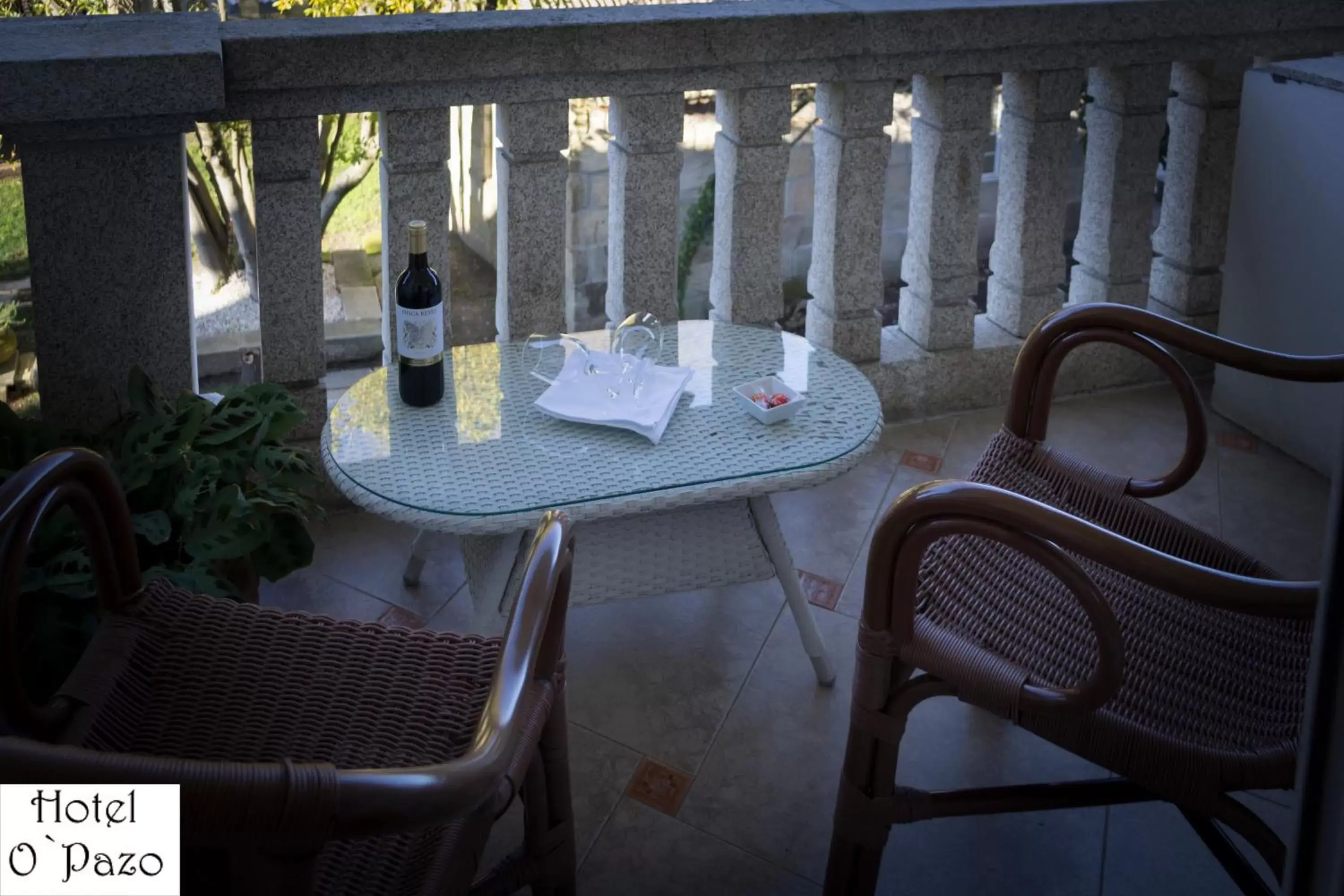 Balcony/Terrace in Hotel O'Pazo