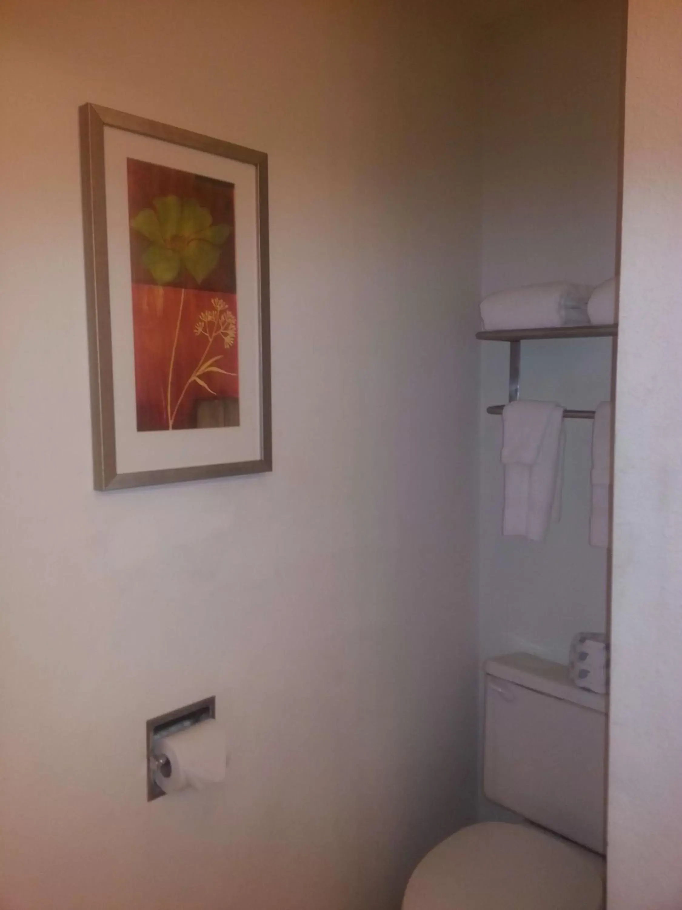Bathroom in Harlan Inn and Suites