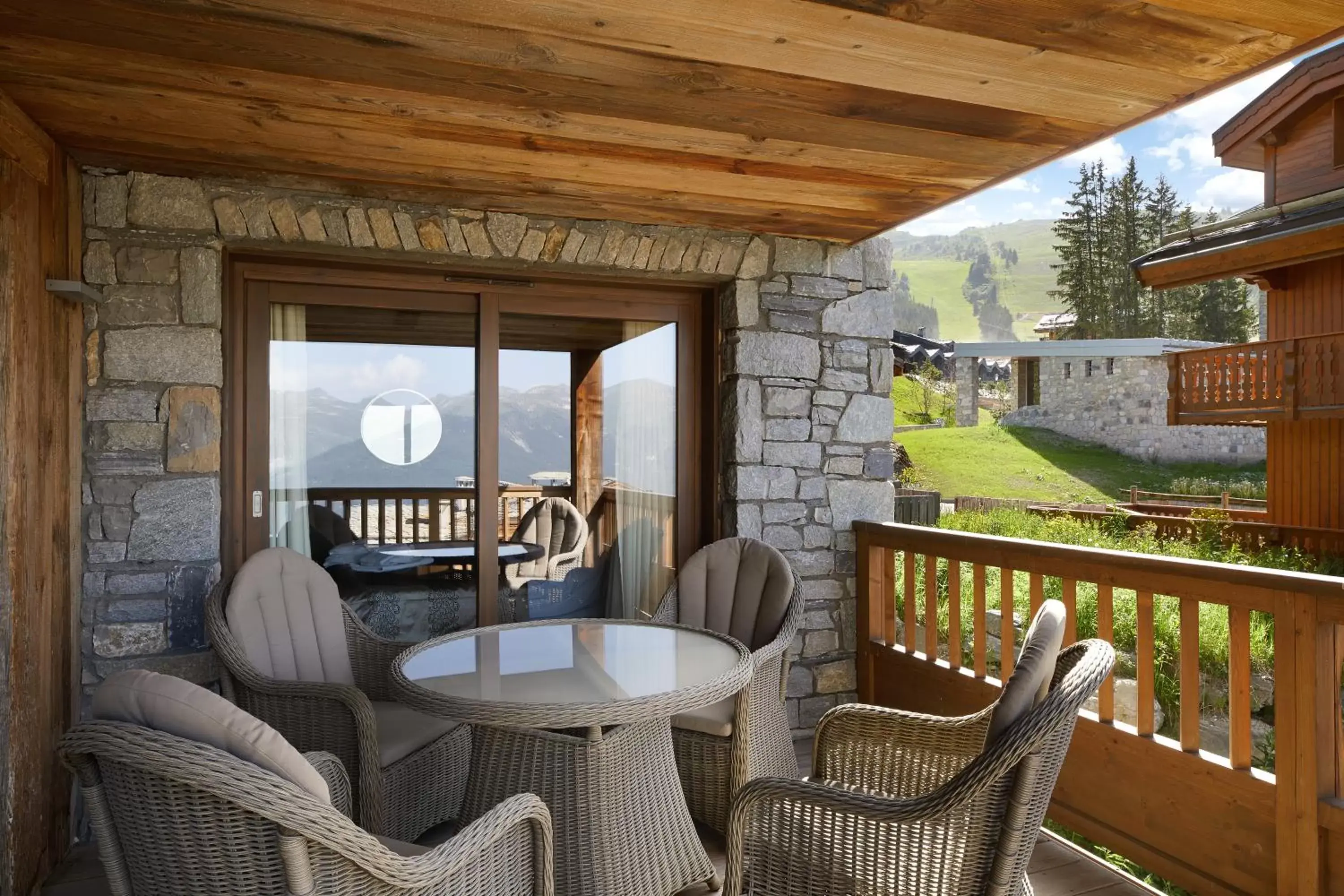 Patio in Six Senses Residences & Spa Courchevel