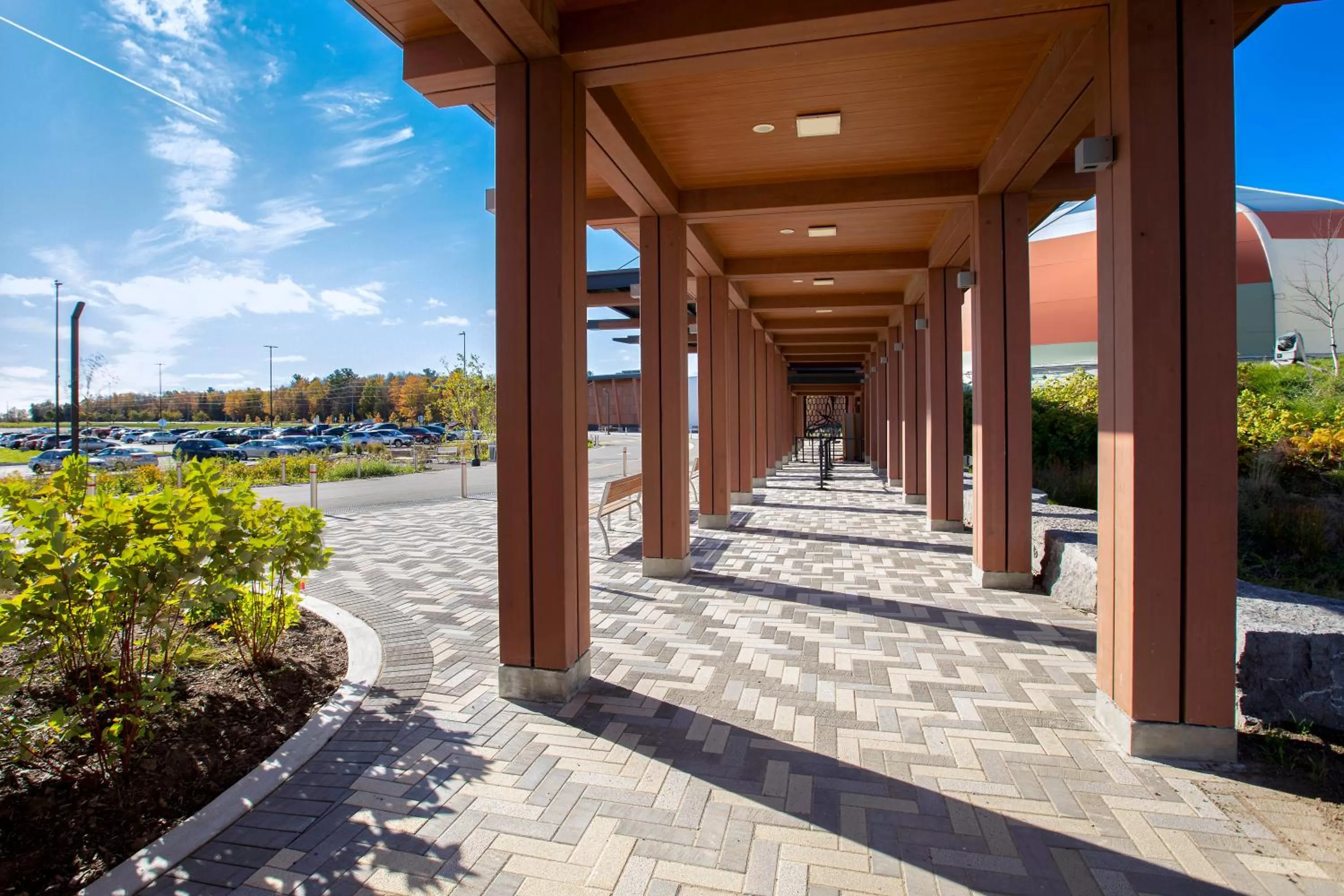 Property building in Great Blue Heron Hotel