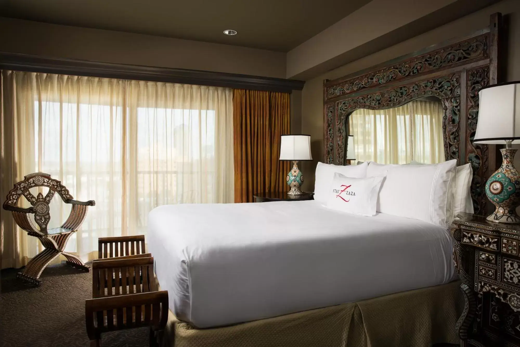 Bed in Hotel Zaza Houston