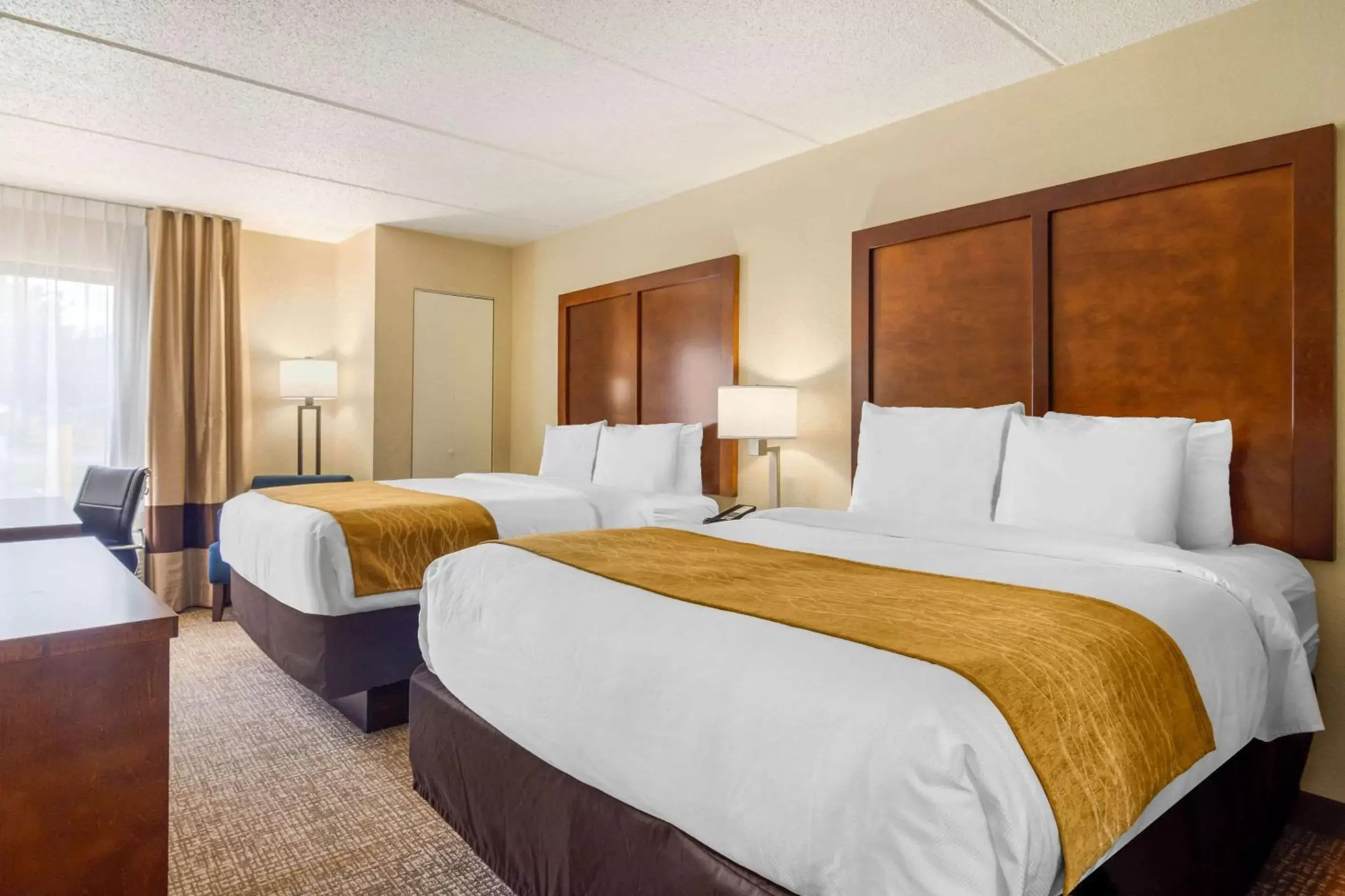 Photo of the whole room, Bed in Comfort Inn Atlanta Airport